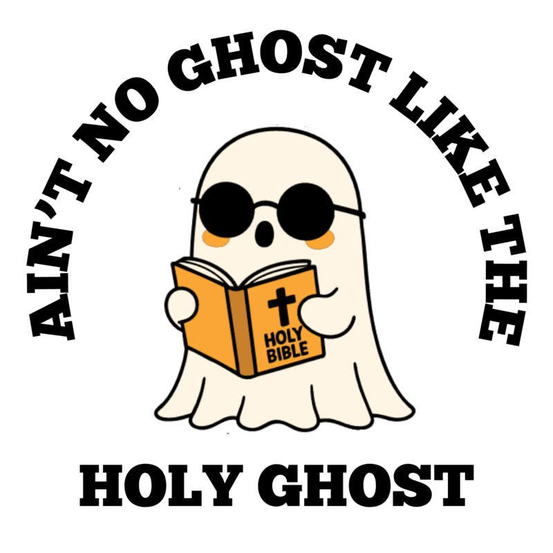 Cute Ghost Sweatshirt, Funny Christian Gifts, Funny Christian Halloween Sweatshirt, Religious Halloween Shirt, Christian Apparel, Catholic