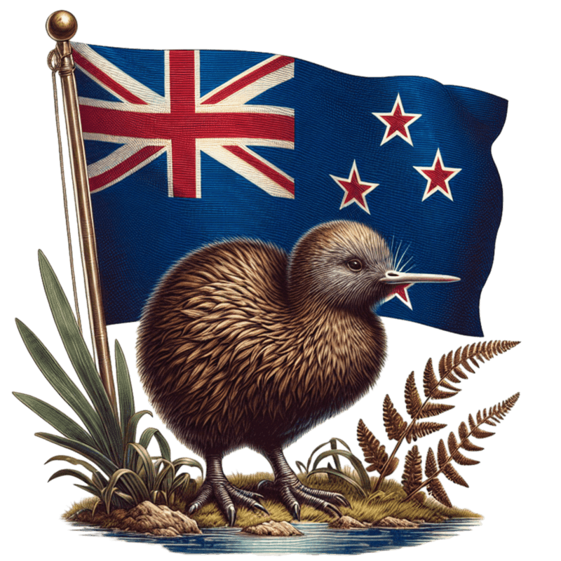 Kiwi Bird Hat Embroidered Dad Cap | Gift For Kiwi Bird Lovers | Cute New Zealand Dad Cap