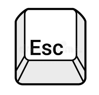 Escape Key Hat Embroidered Hat ESC Key Hat  Unisex  Baseball Hat Dad Cap Gift for Gamer Hat PC Gaming Hat Keyboard Hat Funny Keycap Hat