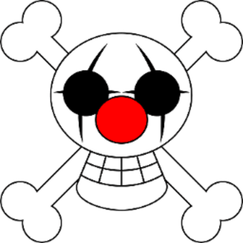 Buggy the Clown Hat Anime Embroidered Hat Clown and Skull Buggy Pirate Jolly Roger Baseball Cap