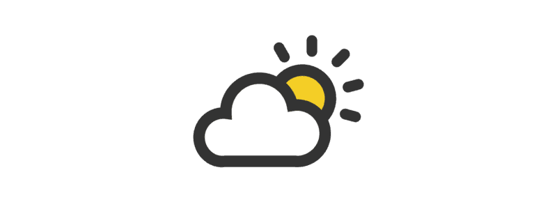 Embroidered Weather Cloud Sun Cap – Dad Hat, Cloud Icon Hat, Sun and Cloud Embroidery Gift for Nature Lovers