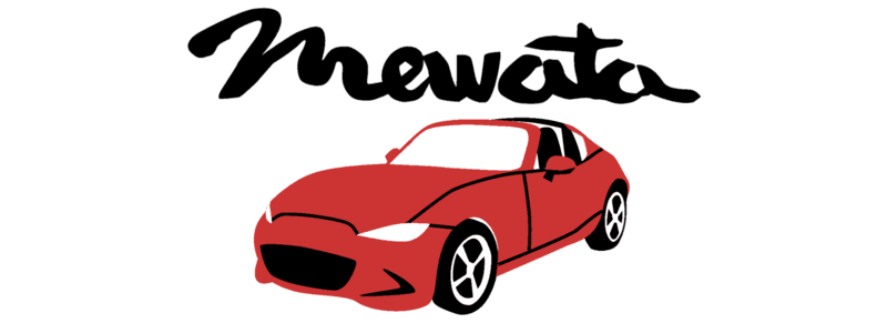Mewata Hat Red Miata Mazda Hat Embroidered Dad Cap