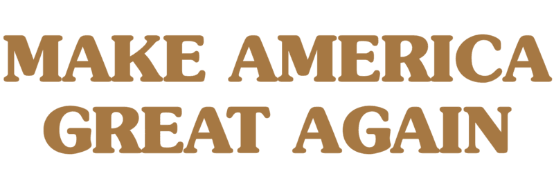 MAGA Trucker Cap BROWN | Make America Great Again Hat | Embroidered Trucker Cap