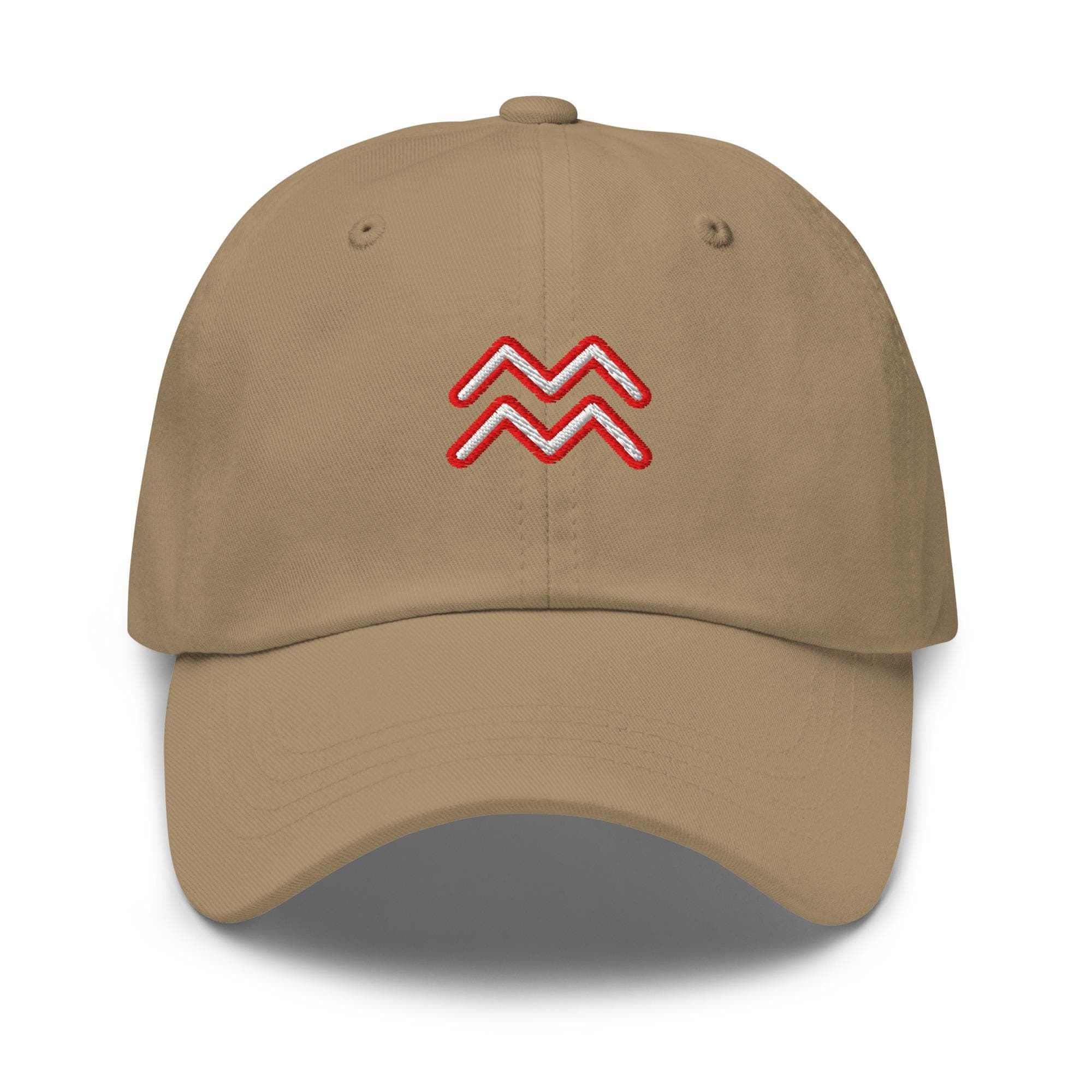 Aquarius Zodiac Sign Hat Embroidered Dad Hat Adjustable Strap Gift for Aquarius Birthday Gift Astrology Hat Horoscope Water Bearer Cap