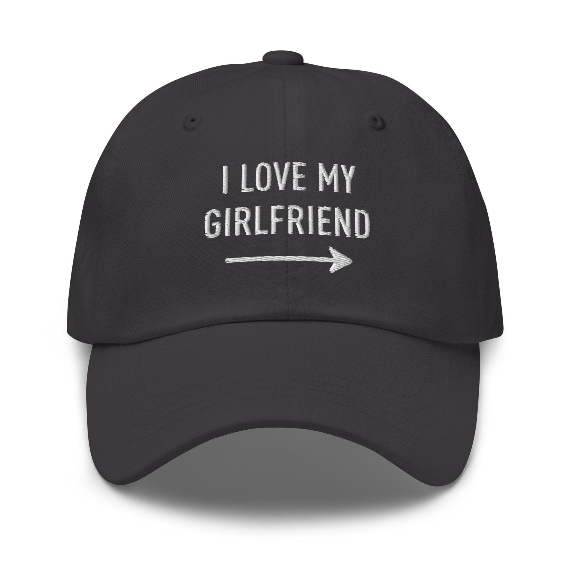 Funny Girlfriend Hat Funny Girlfriend Hat Valentines Day Hat, Gifts for Boyfriend Dad Cap, I Love My Girlfriend Hat, Valentines Gift for Men