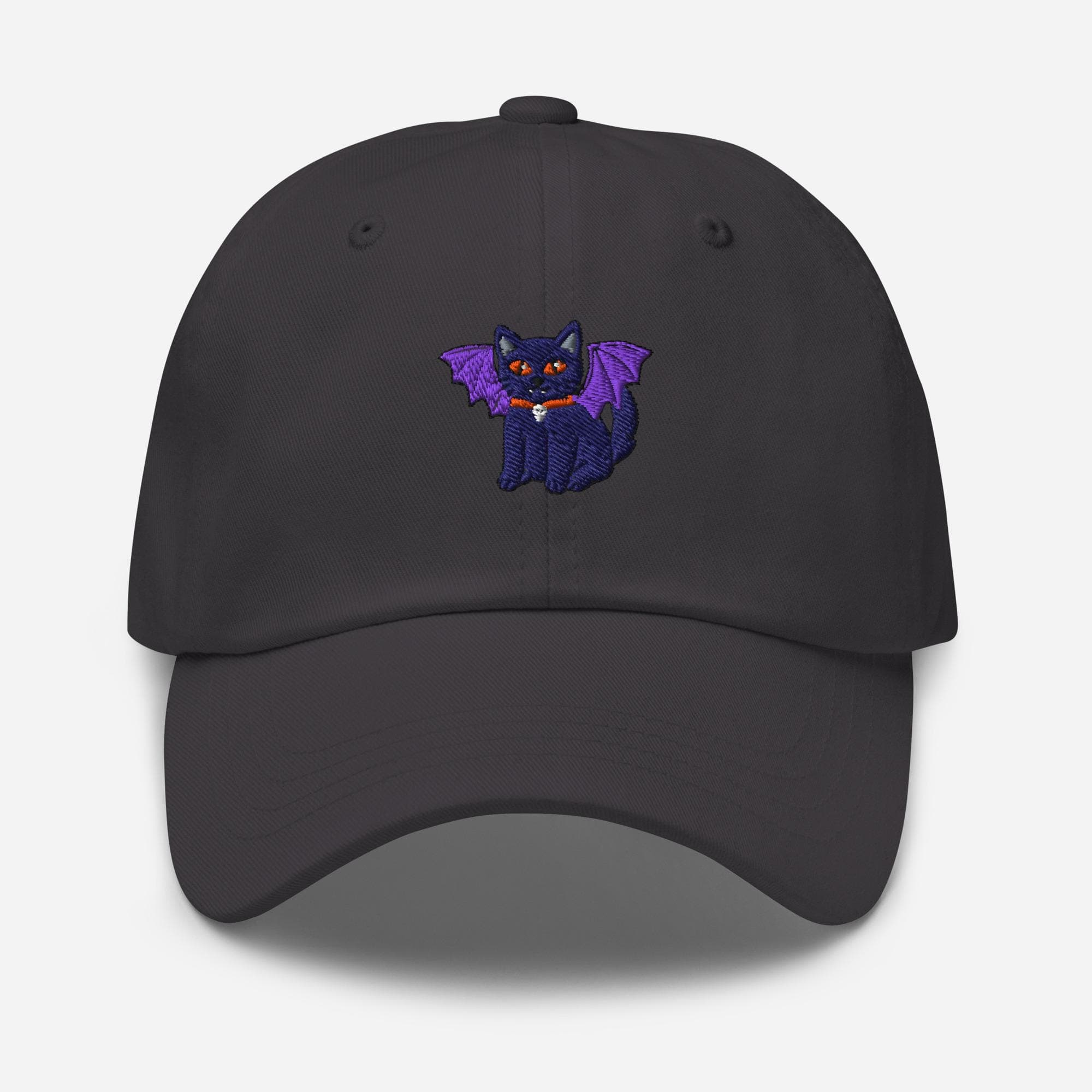 Vampire Cat Hat Embroidered Dad Cap cat vampire
cat vampire hat
cat hat
hat with vampire cat
hat with cat
halloween cat
cat with wings
funny cat hat
violet cat
black cat
funny black cat