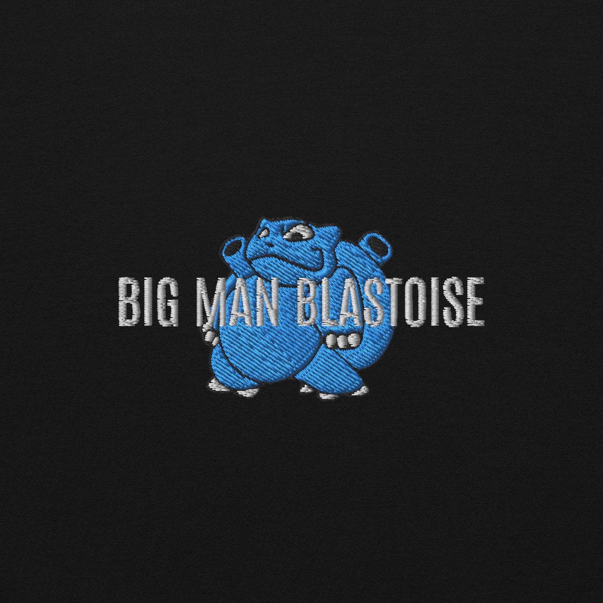 Big Man Blast  Embroidered Sweatshirt | Gamer Gift for Him | Anime Lover Gift | Cool Embroidered Crewneck | Unique Birthday Present