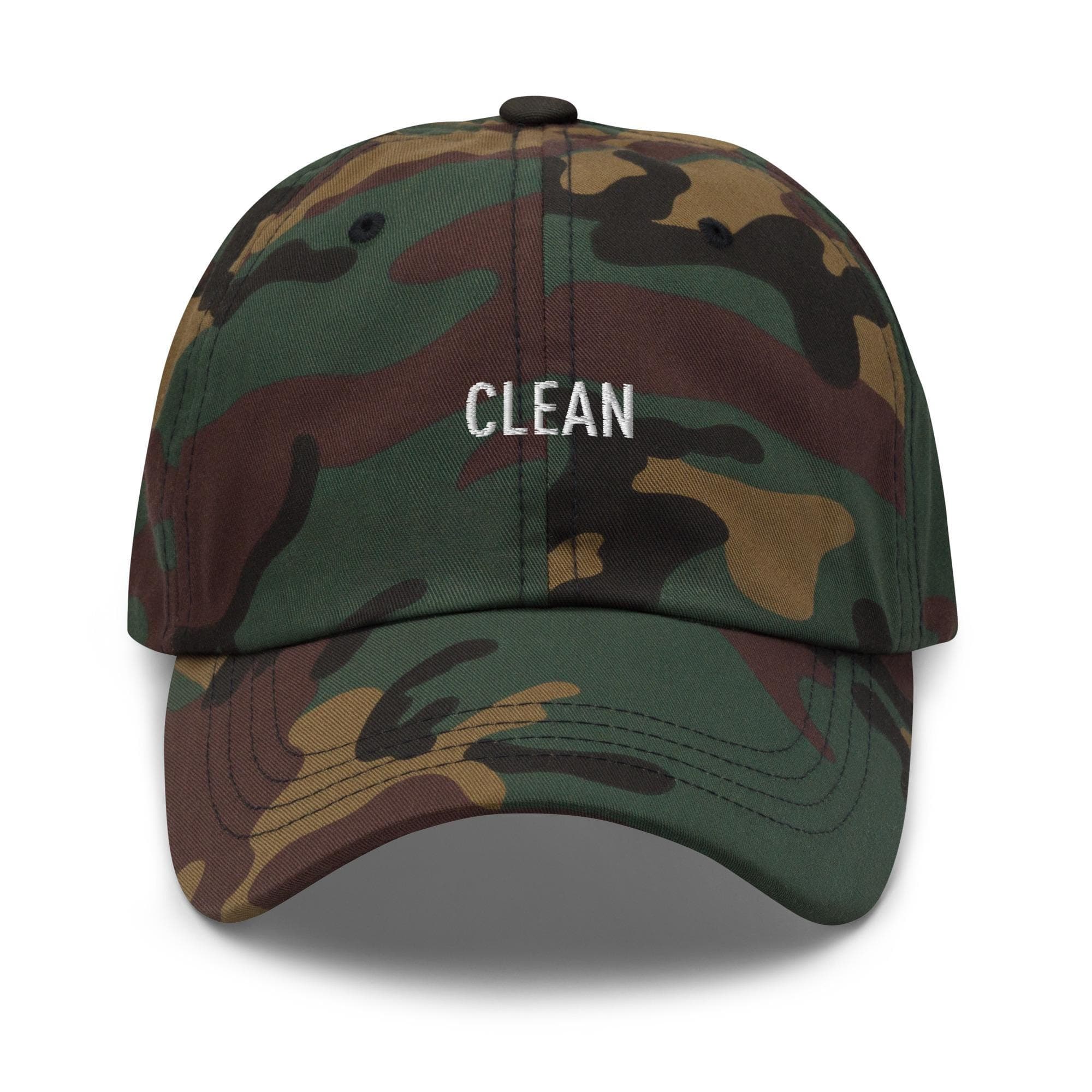 Clean Hat Embroidered Hat with Adjustable Strap Metal | Minimalist Hat | Personality Traits Hat | Baseball Cap | Gift for Friend