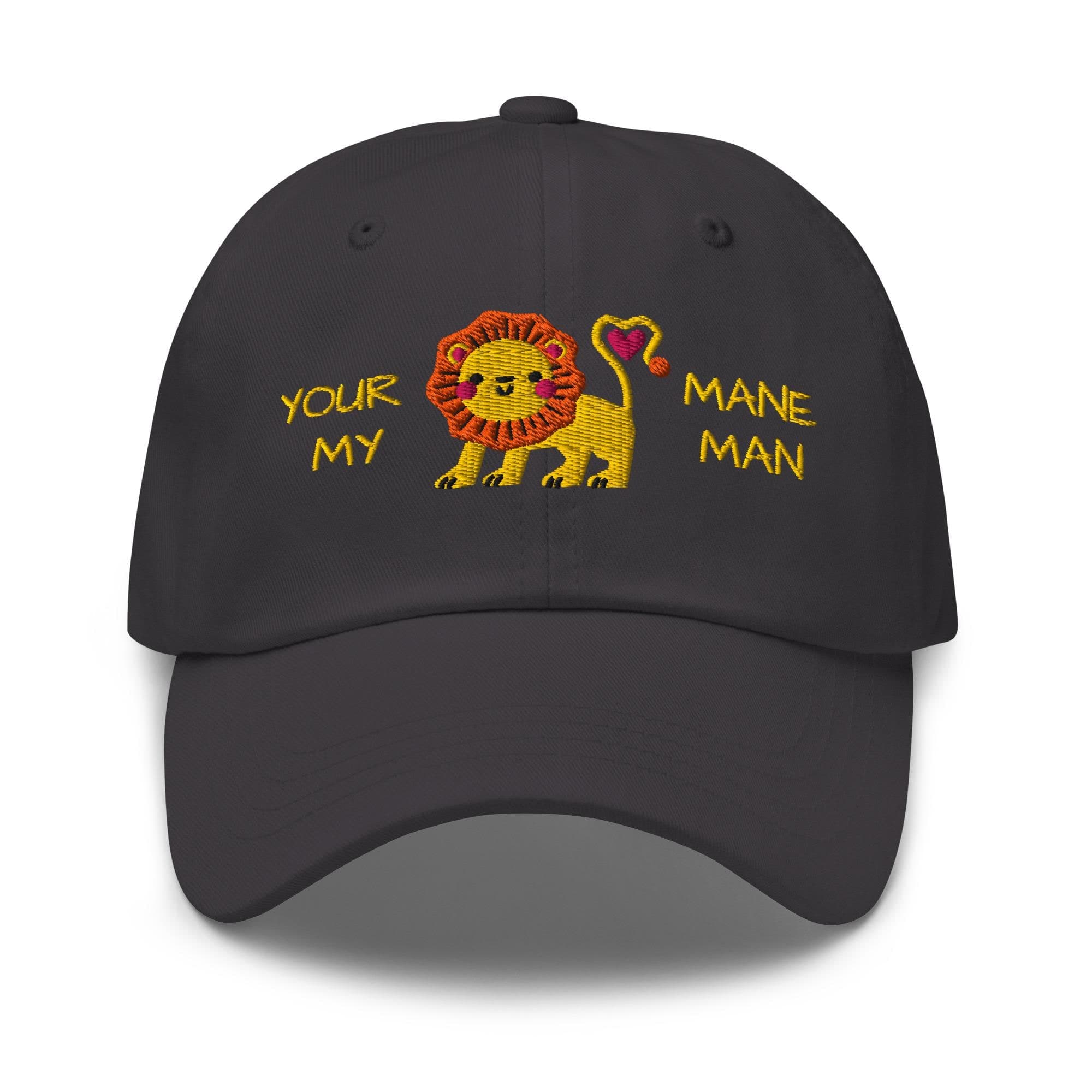 Your My Mane Man Hat Embroidered Hat Valentines Gift for Couple Cute Lion Hat Gift for Kids Gift for Teens Gift for Family Birthday Gift