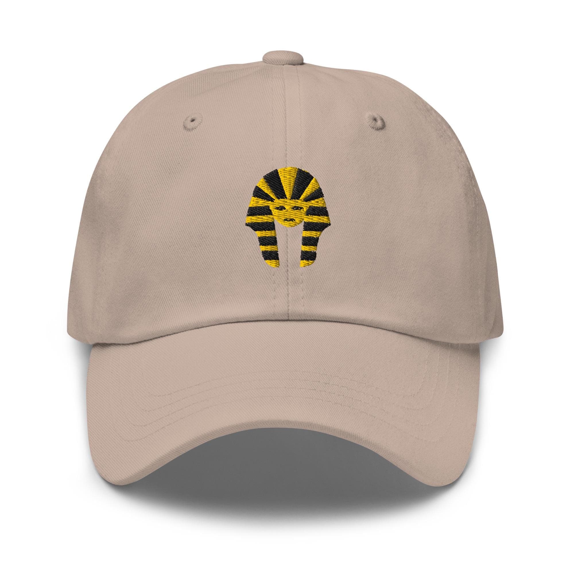 King Tut Embroidered Premium Dad Cap Baseball Cap Egyptian Hieroglyphs King Tut Hat Persian Hats Horus Hat Black Cat Gift for her Egypt Cap