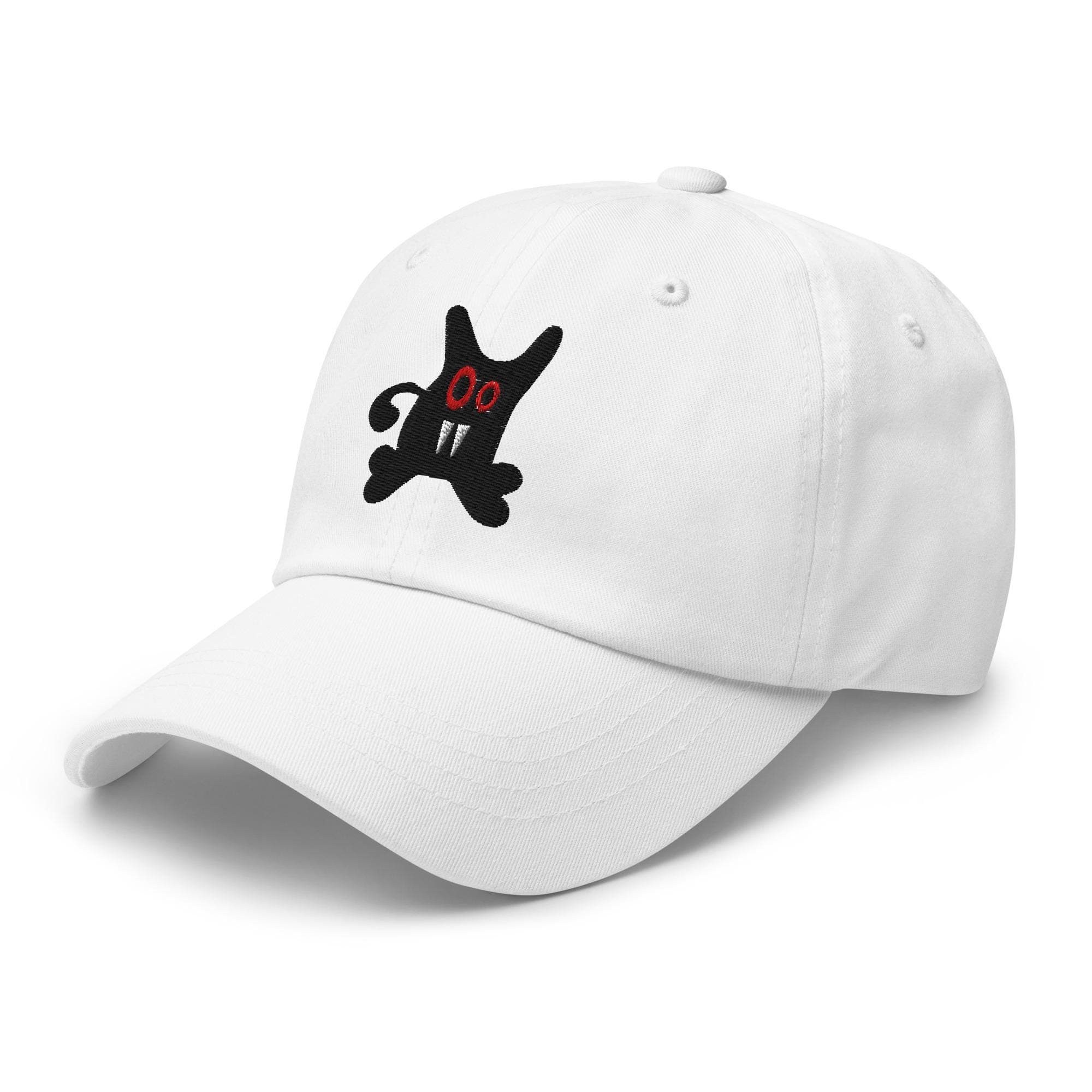 Monster Embroidered Cap – Anime Monster Hat – Kawaii Cartoon Embroidery Cap – Gamer Streetwear Dad Hat – Cute Monster Gift
