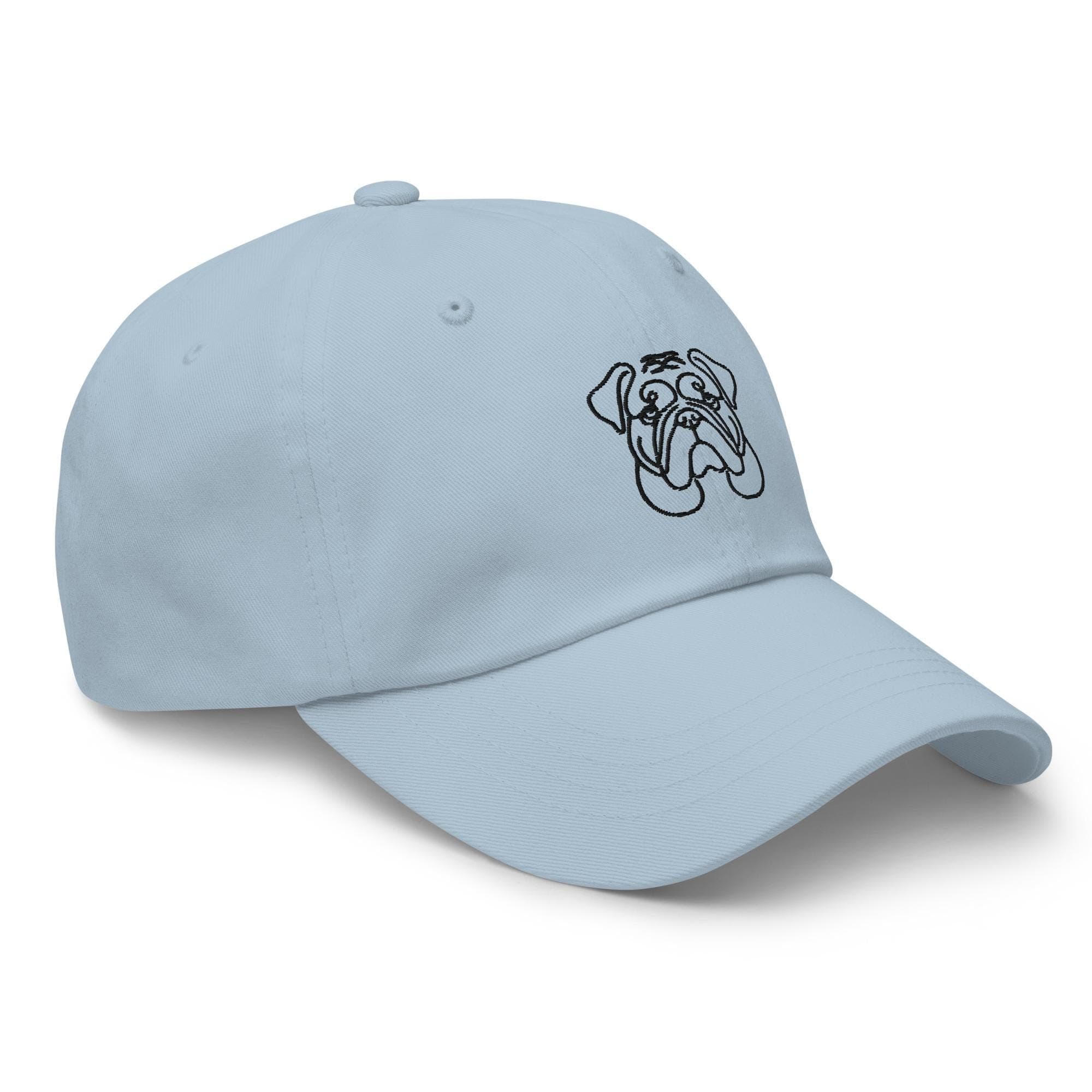 English Bulldog Hat Embroidered Hat Cute Cap Gift for Dad Dog Animal Lover Gift for English Bulldog Dog Owner Baseball Cap