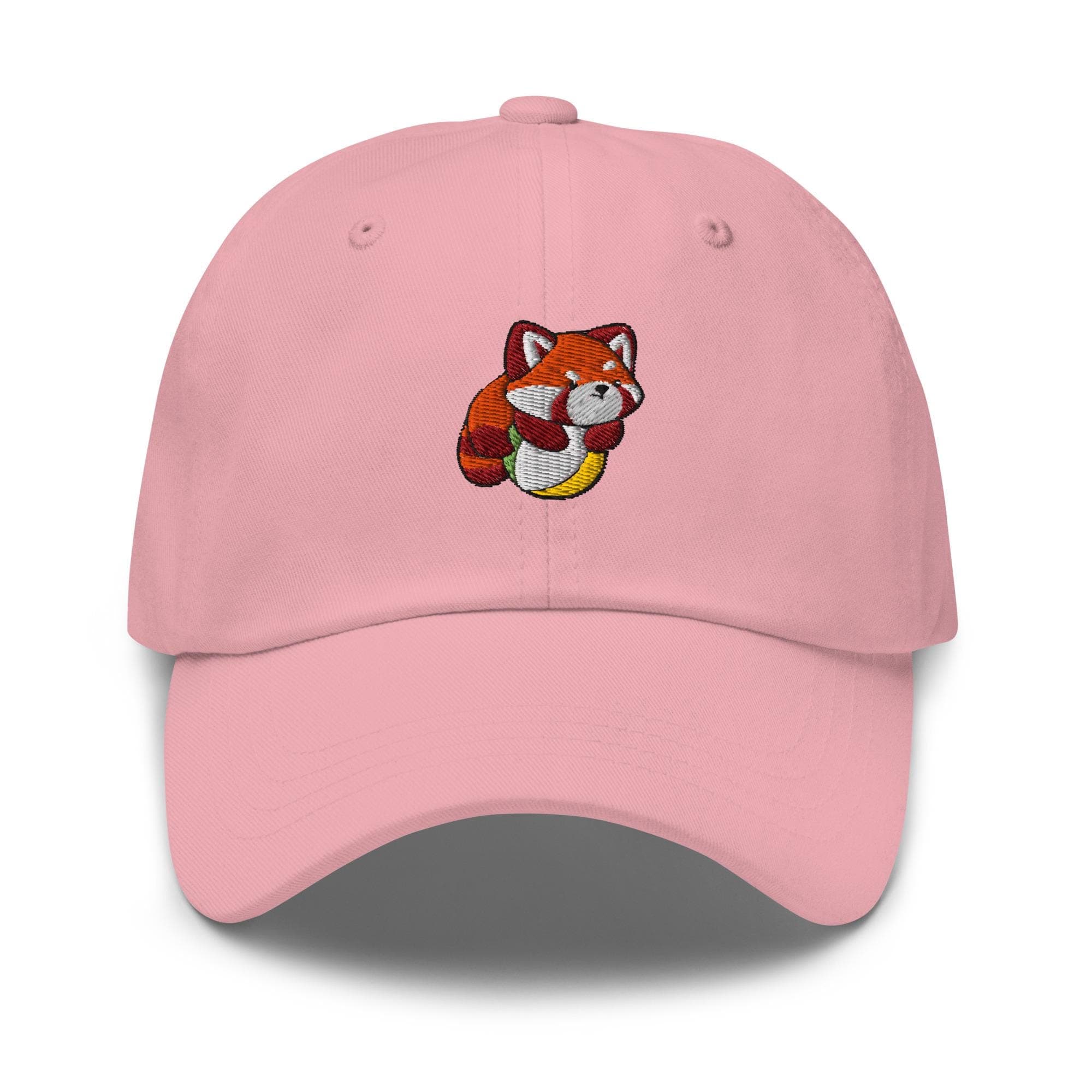 Cute Red Panda Playing a Ball Embroidered Dad Hat, Gift For Panda Lovers Baseball Cap, Dad Cap Gifts, Gift for Dad Gift for Mom Hat Panda