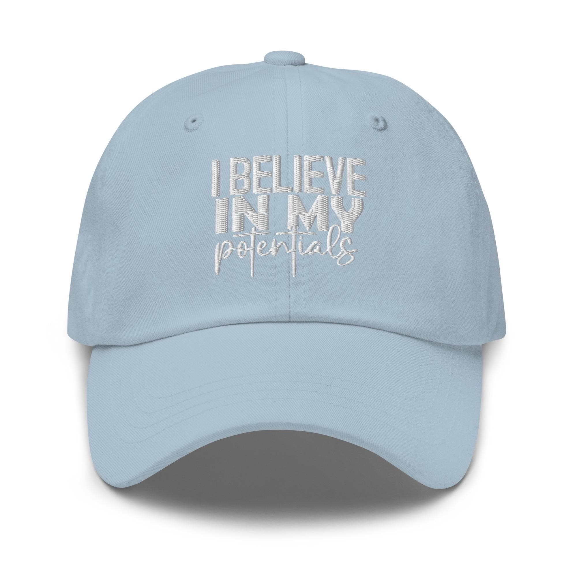 I believe in my potentials Embroidered Dad Hat Gift for Dad Mental Hat Self Care Hat Self Love Hat Therapy Hat Mental Health Awareness Cap
