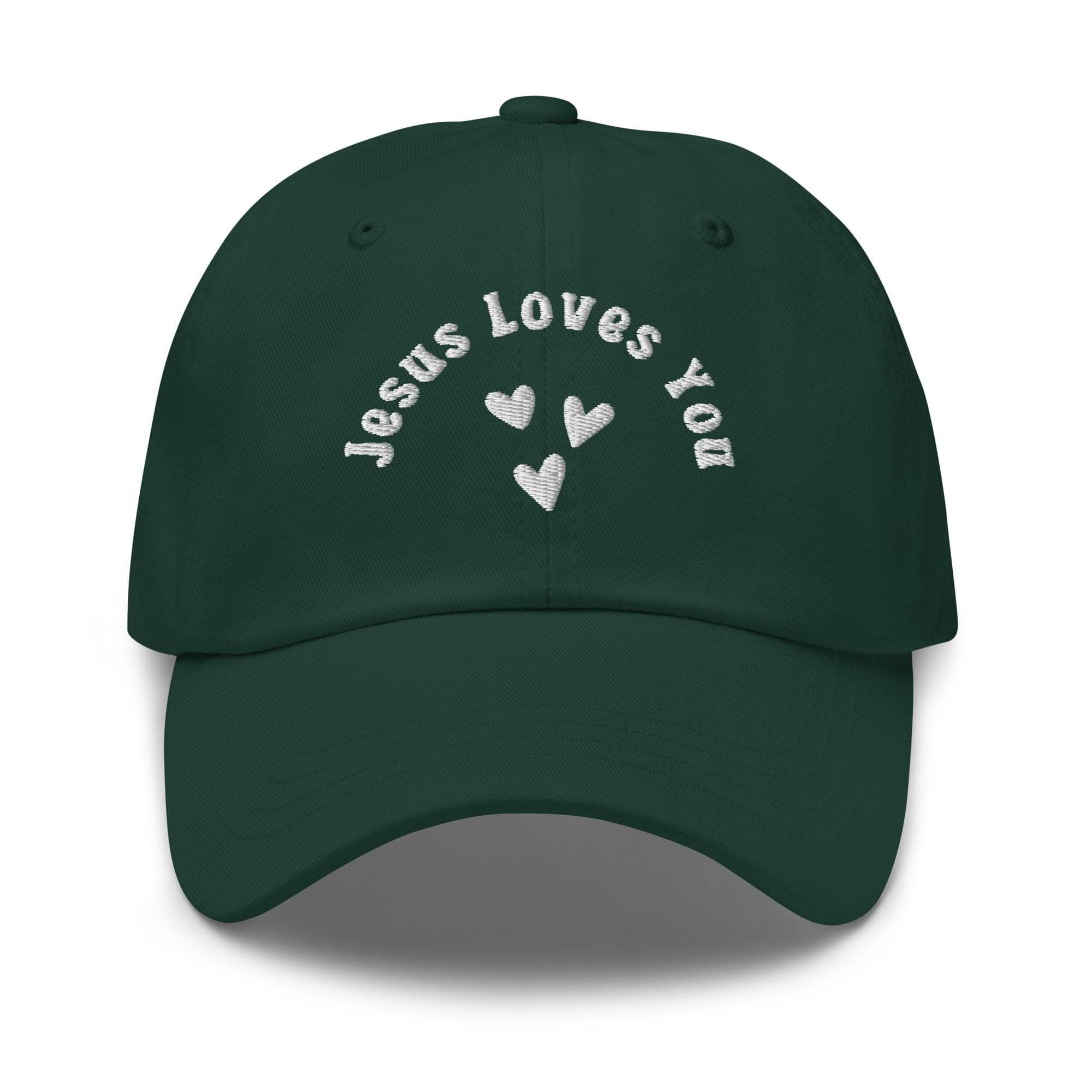 Jesus Loves You Hat Embroidered Hat Christian Hat Jesus Cap Religious Hat Gift for Christian Gift for Friend Gift for Grandma Gift for Mom