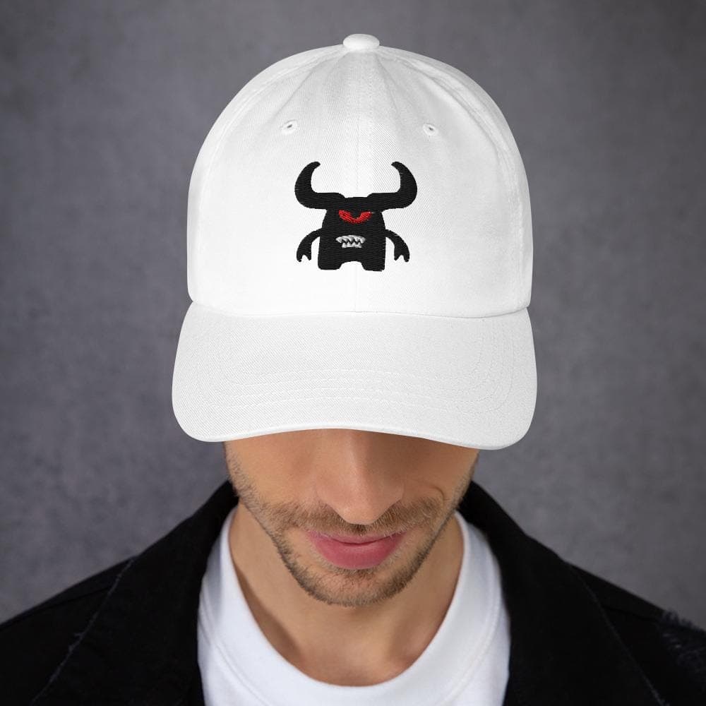Monster Embroidered Cap | Cute & Scary Monster Hat | Graphic Monster Baseball Cap | Unique Monster Gift for Fans