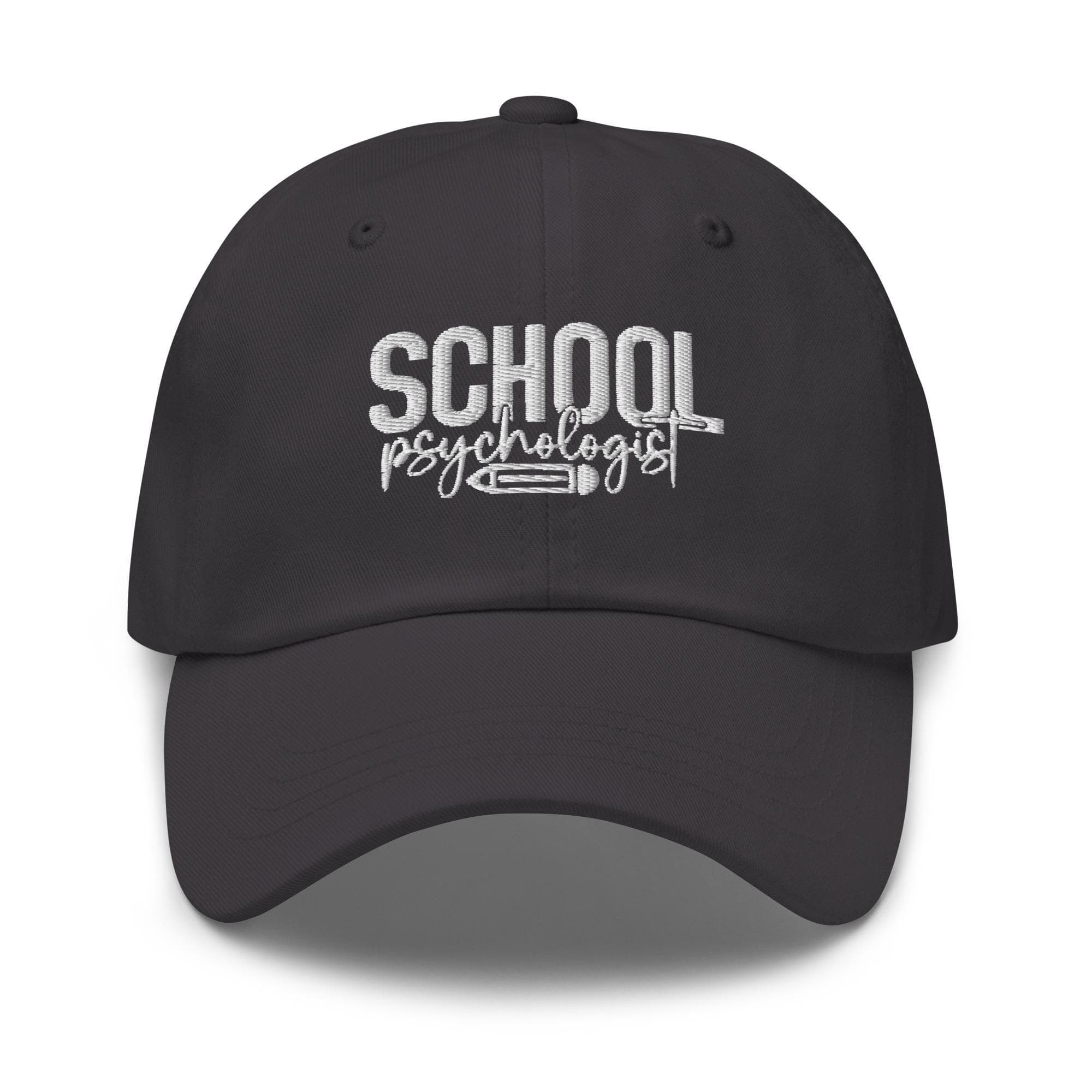 School Psychologist Embroidered Dad Hat Gift for Dad Mental Hat Self Care Hat Self Love Hat Therapy Hat Mental Health Awareness Cap Inspired