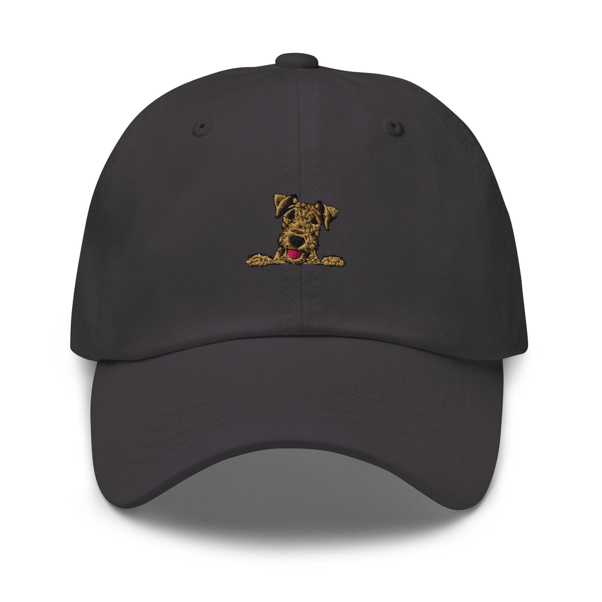 Airedale Terrier Hat Embroidered Dad Hat Cute Terrier Cap Gift for Dad Dog Animal Lover Gift for Terrier Dog Owner Cute Small Dog Gift Hat