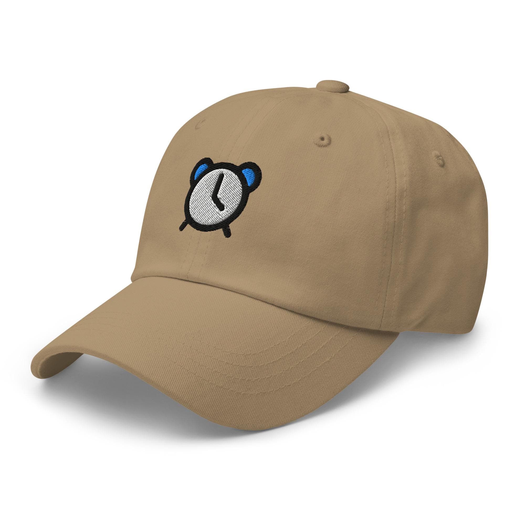 Alarm Clock Embroidered Cap – Retro Aesthetic Hat, Minimalist Icon Dad Hat, Time Lovers Gift, Everyday Casual Streetwear