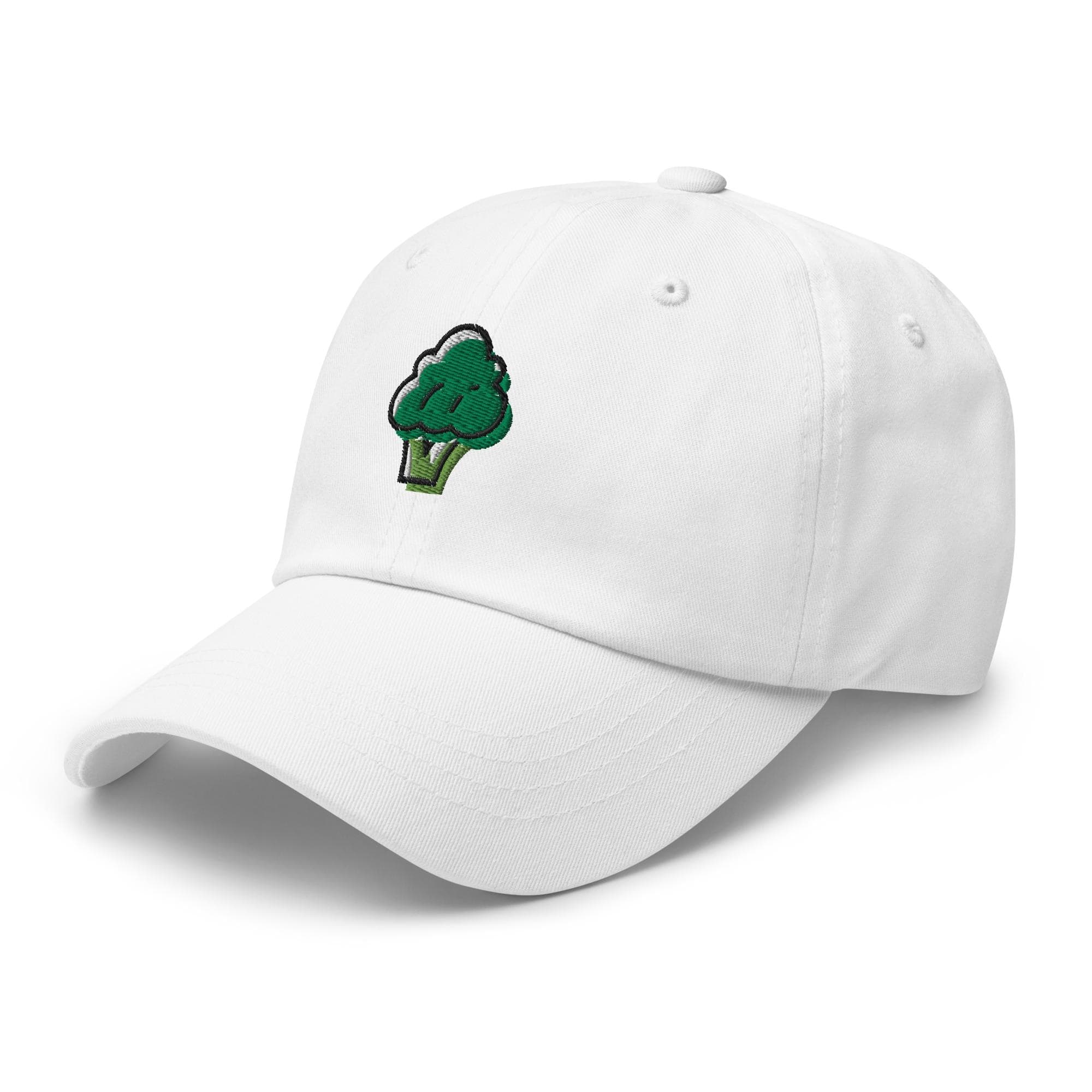 Cute Broccoli Dad Cap | Funny Vegetable Baseball Hat | Plant Lover Gift | Kawaii Broccoli Embroidery | Unisex Adjustable Cap