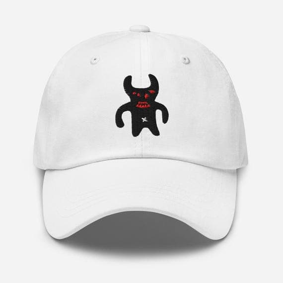 Kid Monster Cap | Cute Cartoon Monster Hat | Kids Embroidered Cap | Fun Monster Accessory