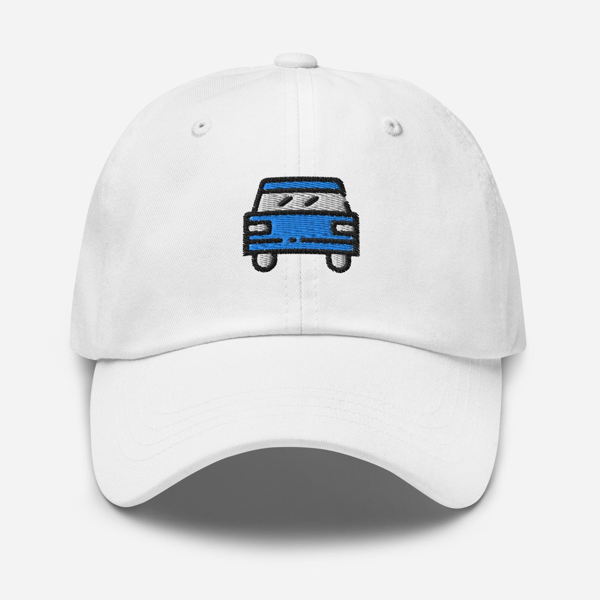 Cute Car Embroidered Hat – Unisex Baseball Cap – Fun Cartoon Car Design – Gift for Car Lovers