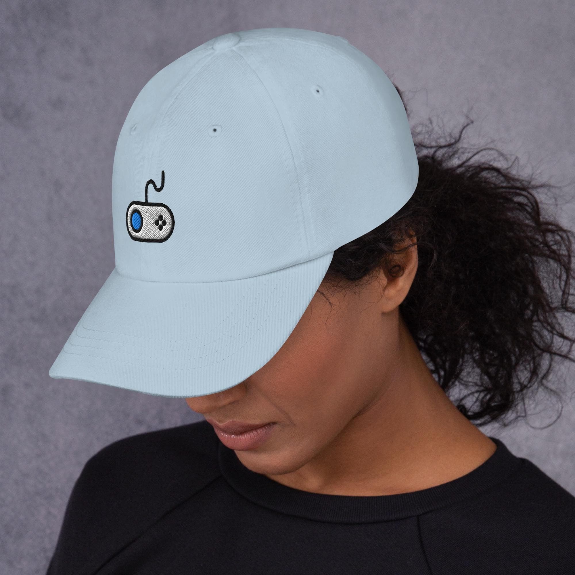 Game Controller Embroidered Cap – Gamer Baseball Hat, Gaming Dad Hat, Video Game Streetwear Gift for Gamers & Esports Fans