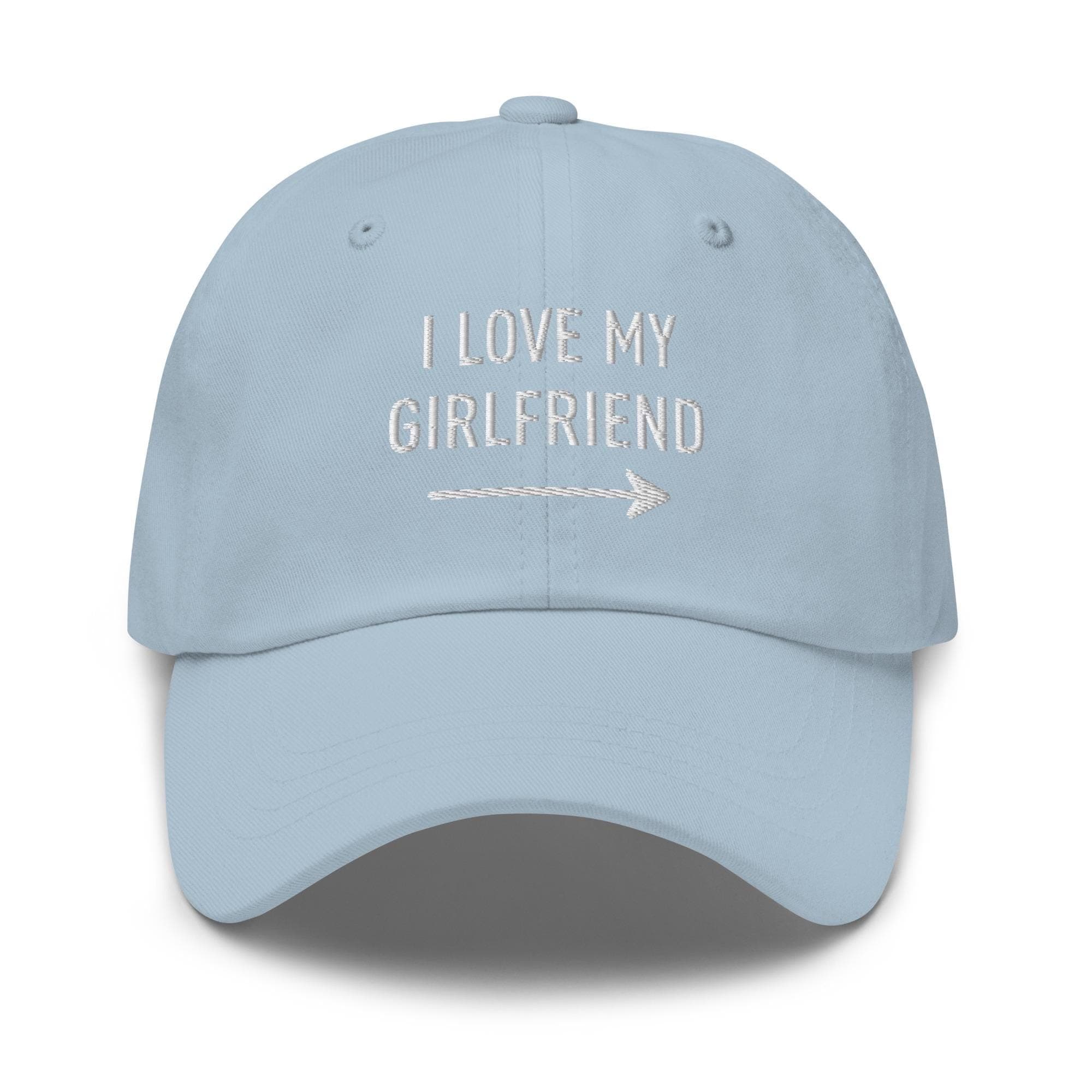 Funny Girlfriend Hat Funny Girlfriend Hat Valentines Day Hat, Gifts for Boyfriend Dad Cap, I Love My Girlfriend Hat, Valentines Gift for Men