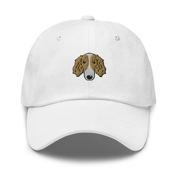 Borzoi Dog Hat Embroidered Hat Russian Hunting Sighthound Dog Russian Wolfhound Dog Unisex Baseball Hat Gift for Dog Lover Gift For Mom