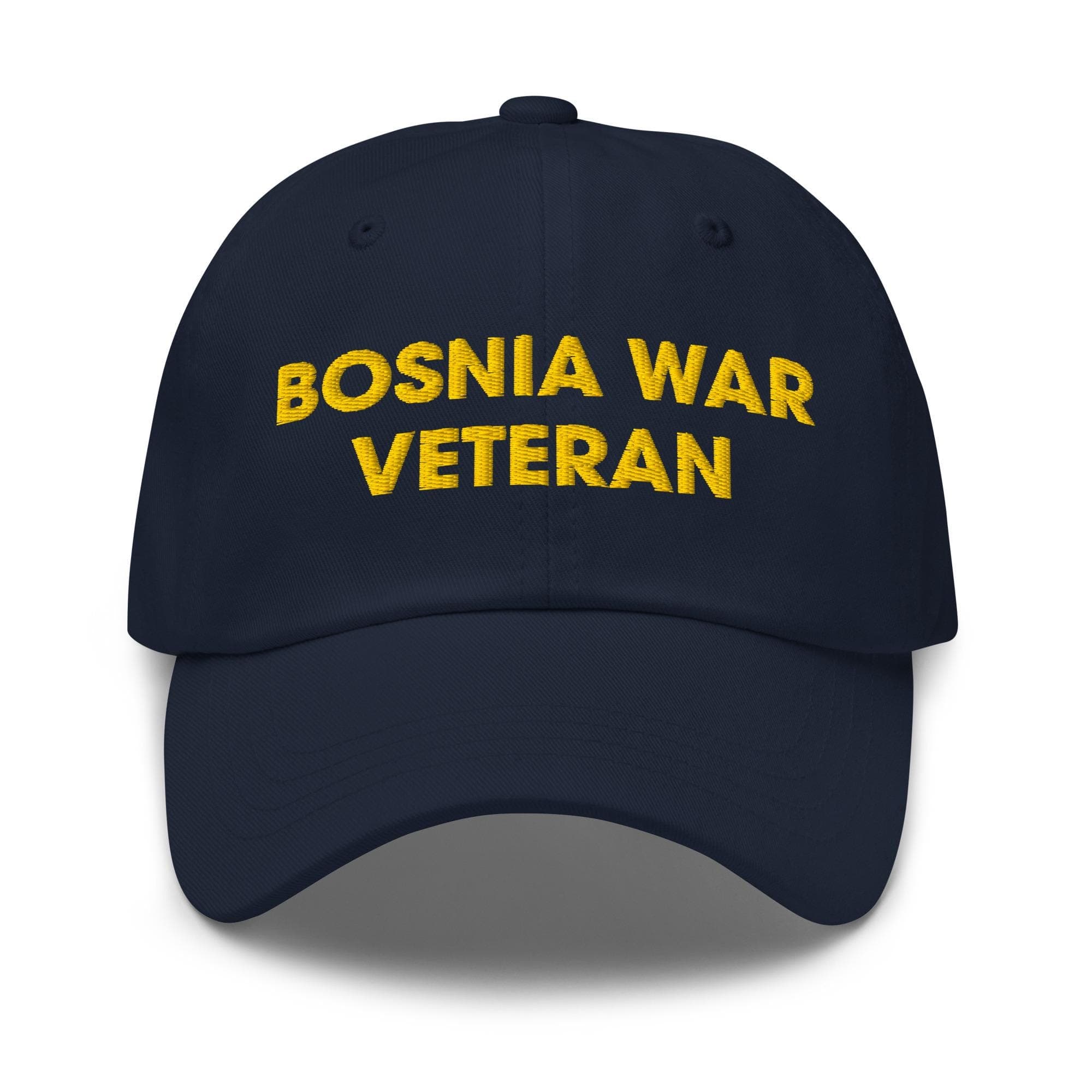 Bosnia War Veteran Hat Embroidered Hat Gift for Veteran Gift for Grandpa Unisex Baseball Hat Adjustable Strap Hat For Men