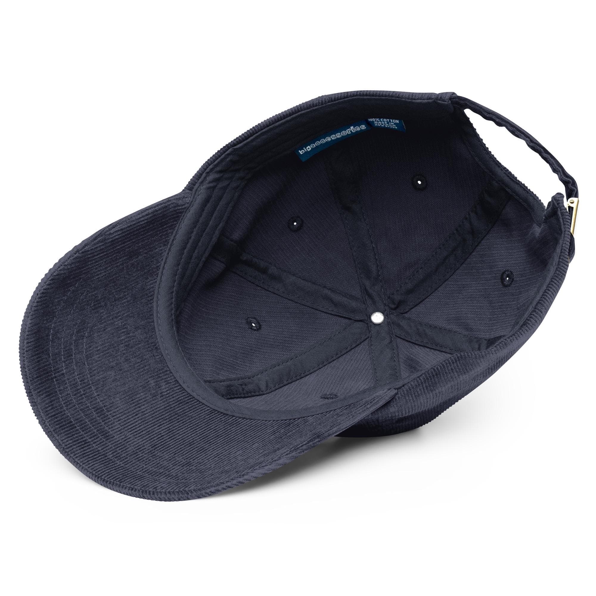 Beach Lover Hat | Premium Vintage Corduroy Cap | Embroidered Hat
