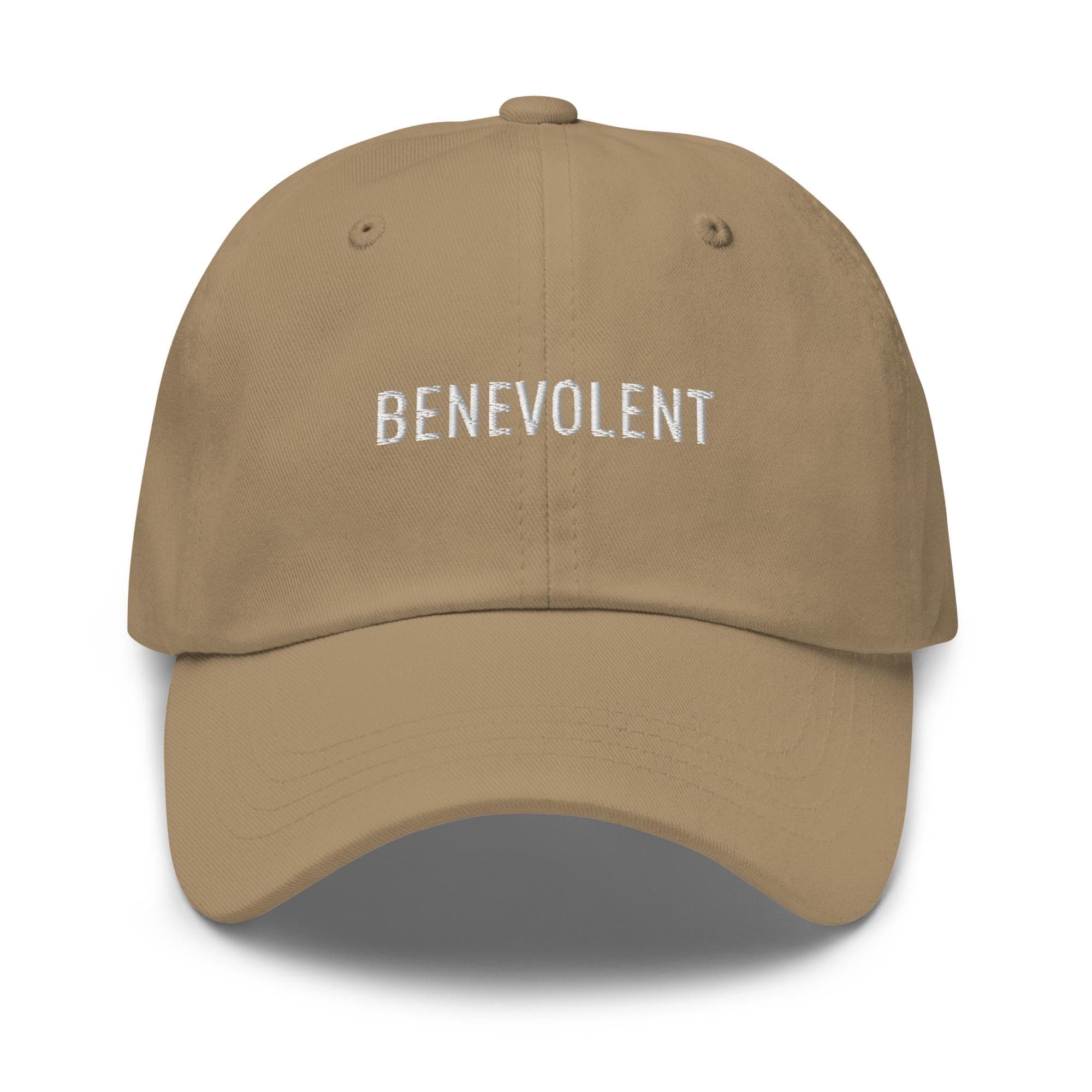 Benevolent Cap Embroidered Hat with Adjustable Strap Metal | Personality Traits Hat | Personality Type | Gift for Friend Dad Cap