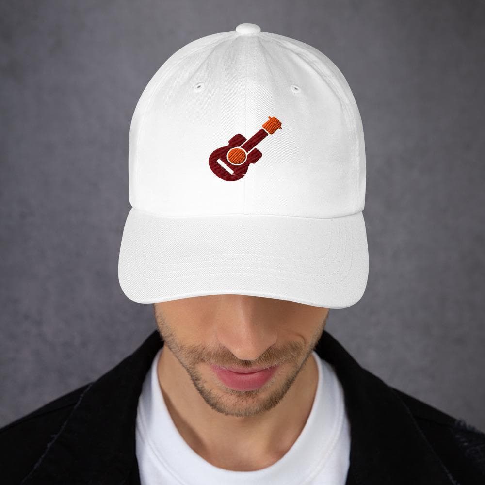 Guitar Embroidered Cap | Music Lover Hat |  Guitarist Gift