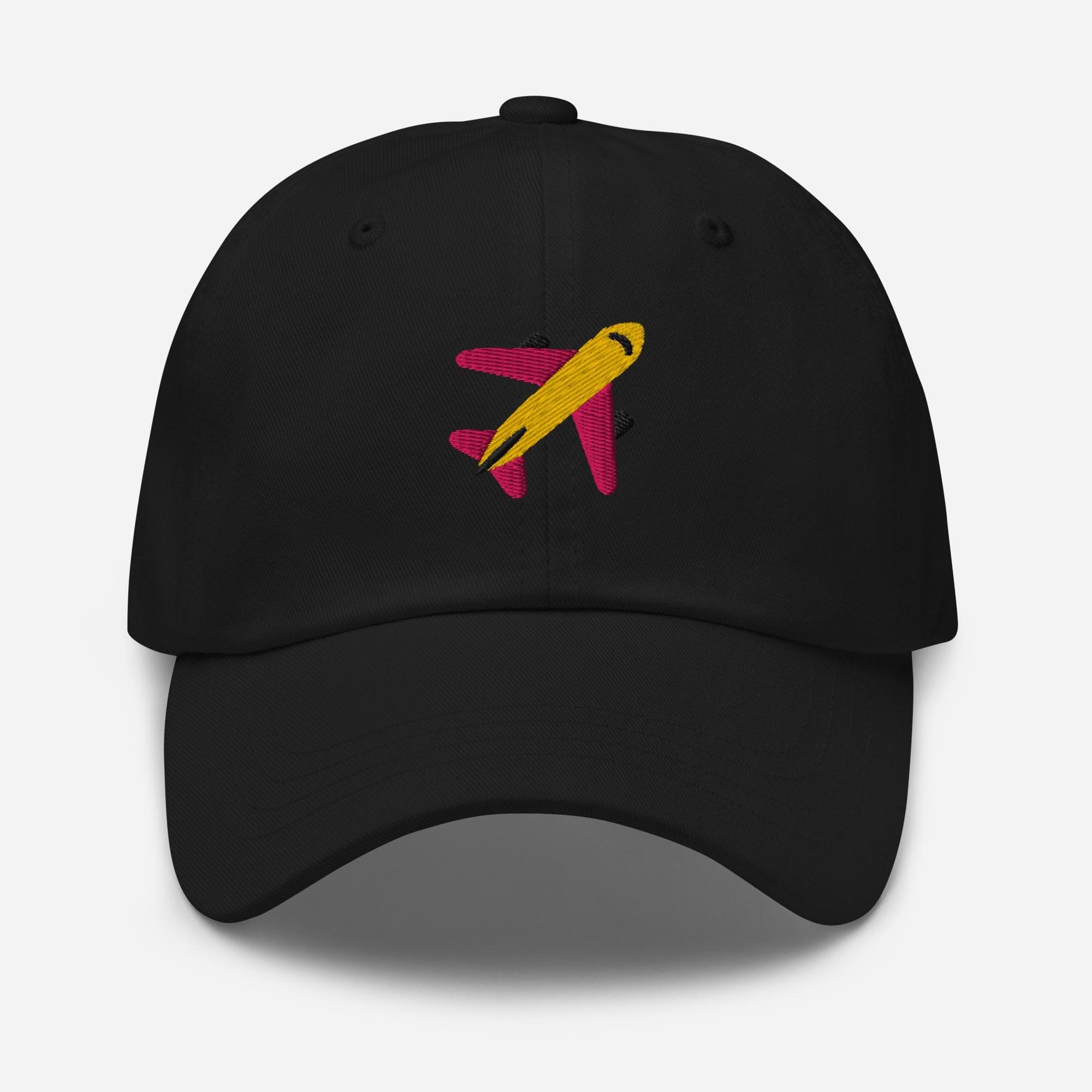 Airplane Baseball Dad Cap – Embroidered Pilot Hat, Travel Gift for Aviation Lovers, Flight Enthusiast Adjustable Cap