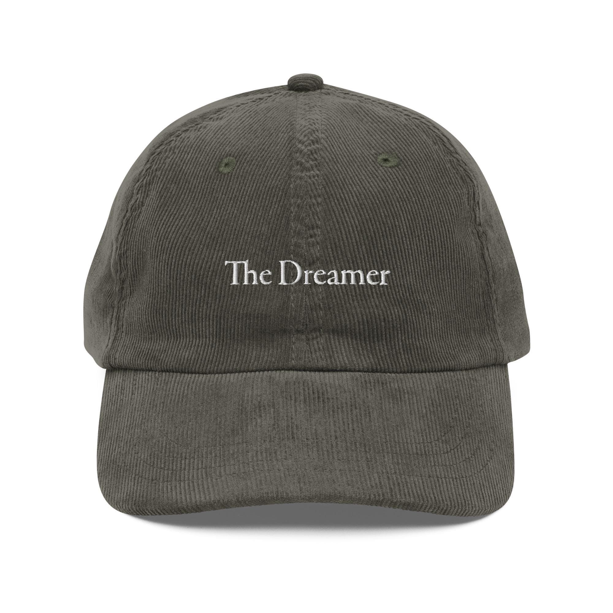 The Dreamer Hat | Premium Vintage Corduroy Cap | Embroidered Hat