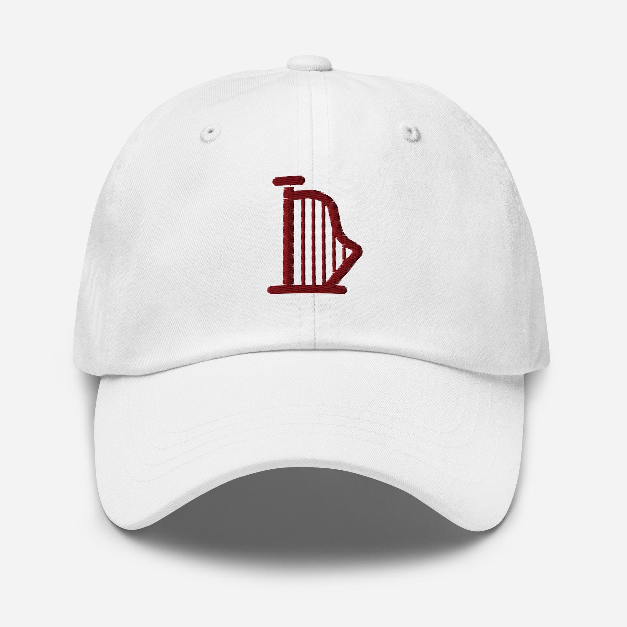 Embroidered Harp Cap – Music Lover Hat, Celtic Harp Gift, Musician Accessory, Instrument Baseball Cap