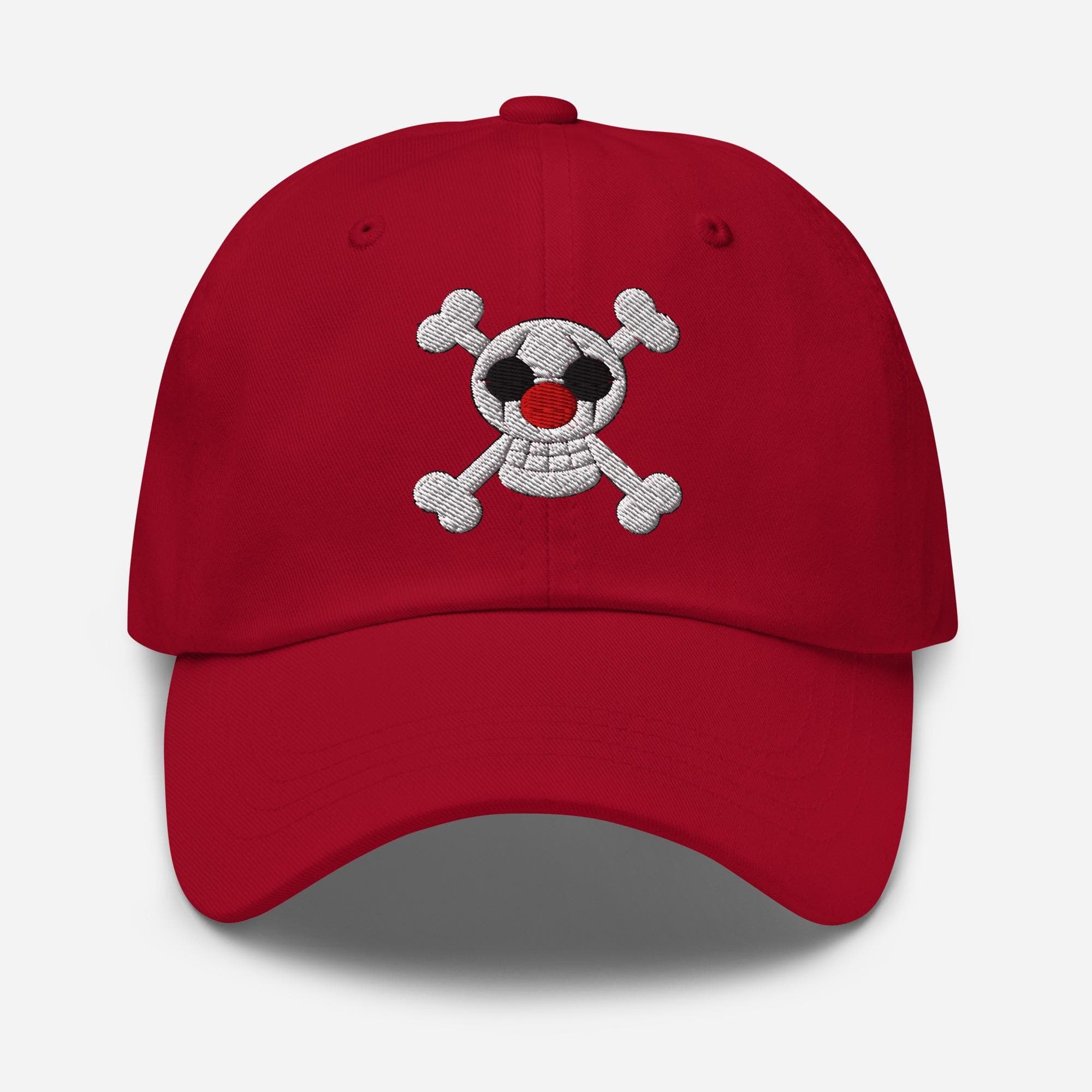 Buggy the Clown Hat Anime Embroidered Hat Clown and Skull Buggy Pirate Jolly Roger Baseball Cap