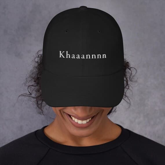 Khaaannnn Hat Embroidered Dad cap | Funny Quotes