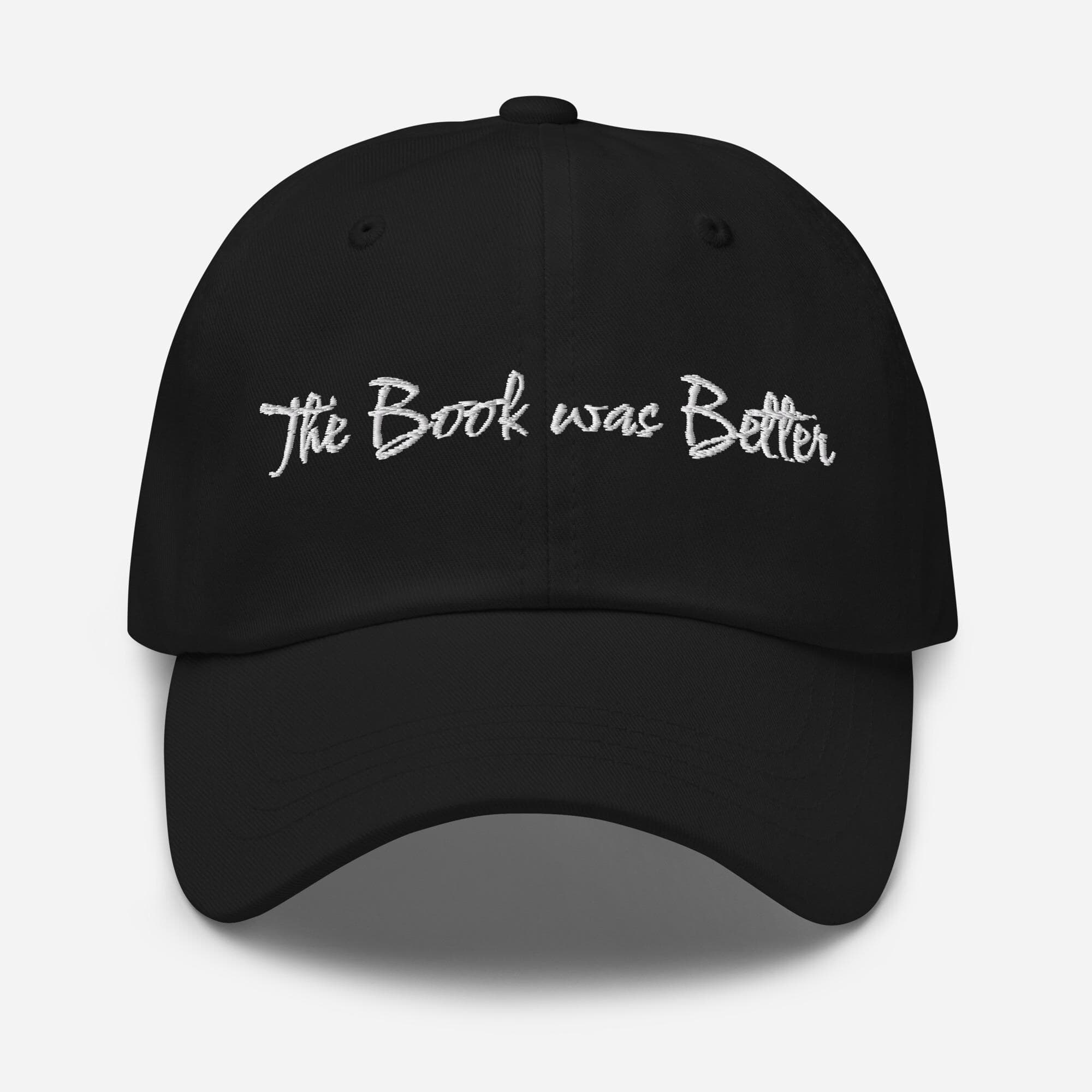 Book Hat Embroidered Dad Cap for book readers