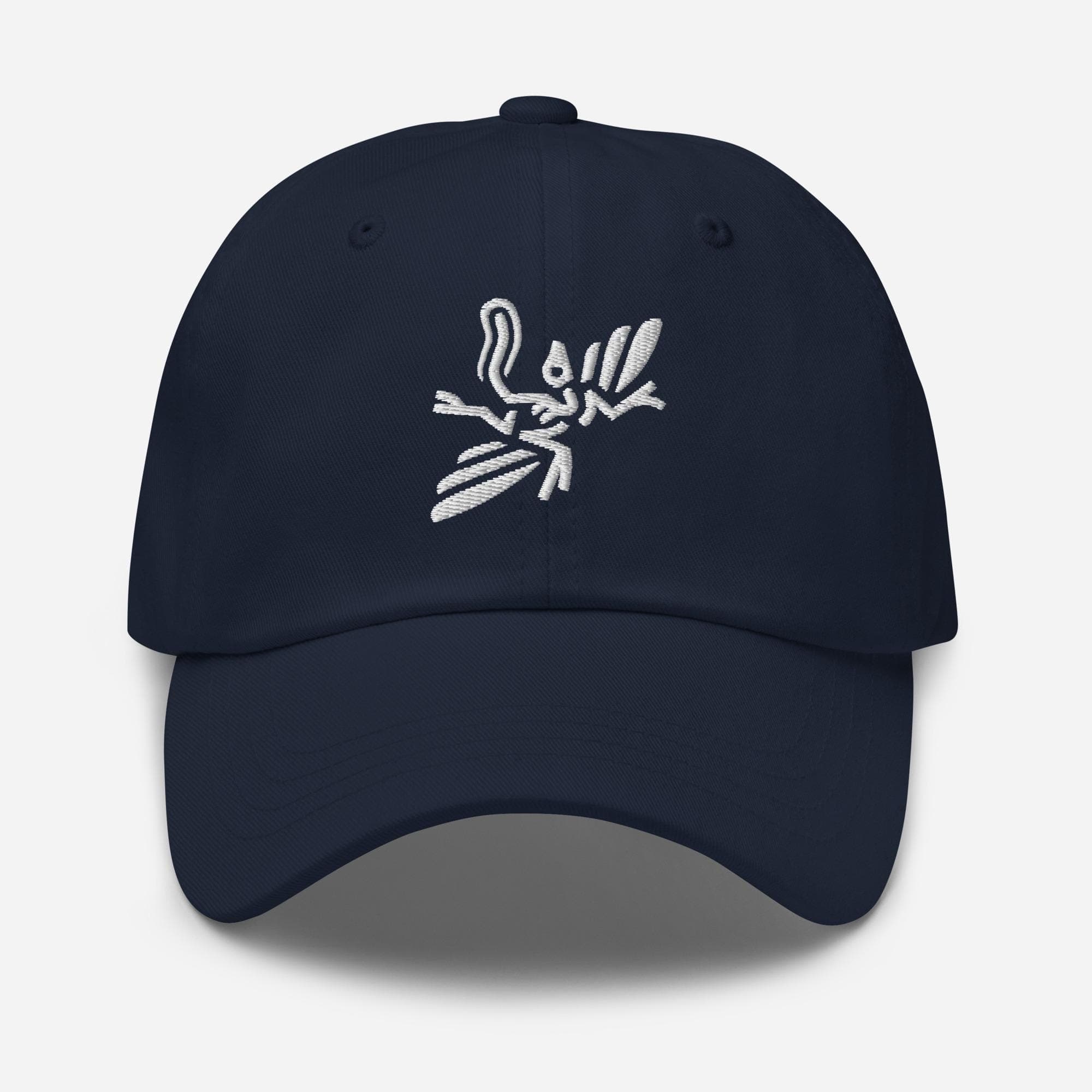 Archaeopteryx Fossil Embroidered Hat – Dinosaur Bird Dad Cap, Paleontology Gift, Embroidery Baseball Cap for Fossil Lovers