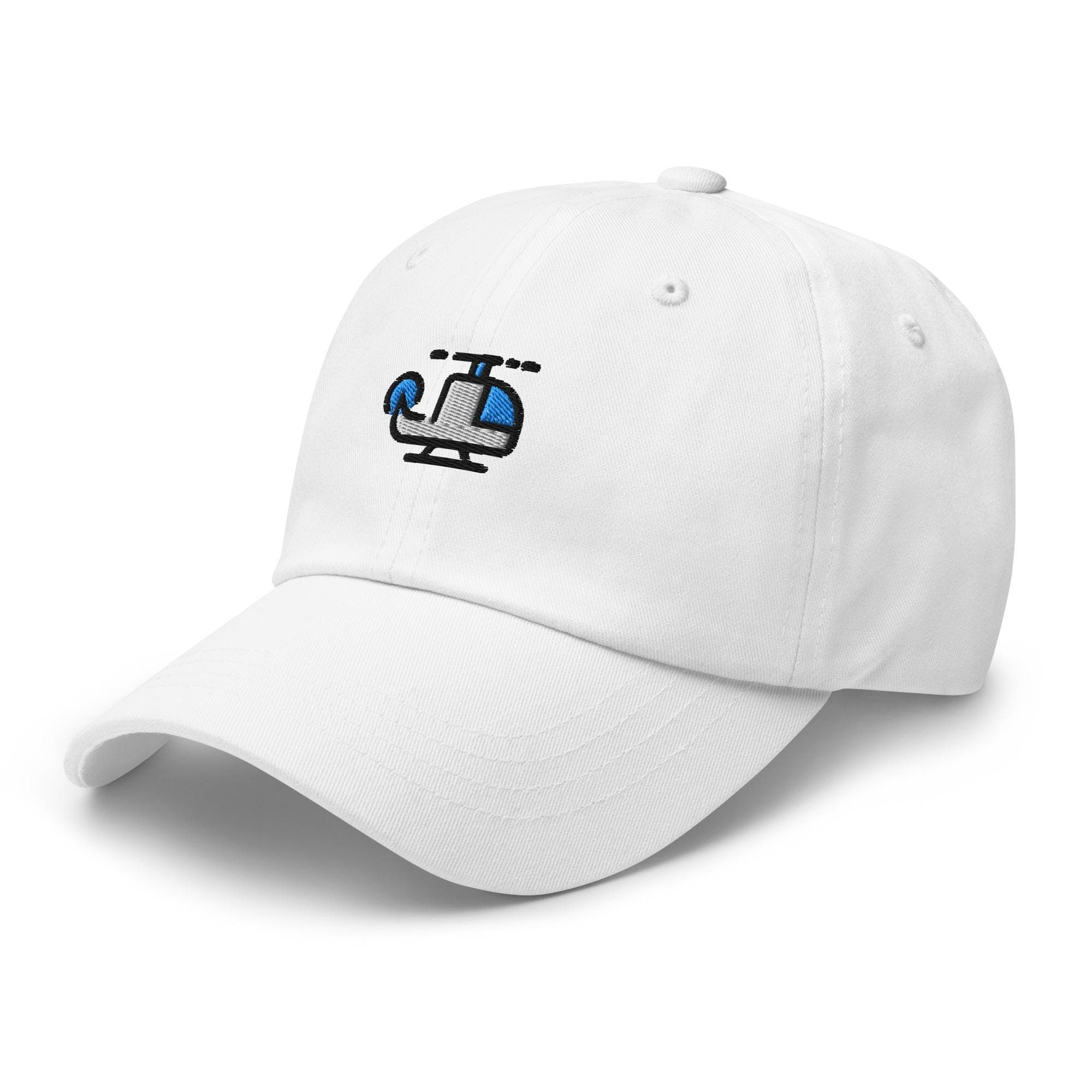 Embroidered Helicopter Hat – Cute Aviation Cap for Kids & Adults