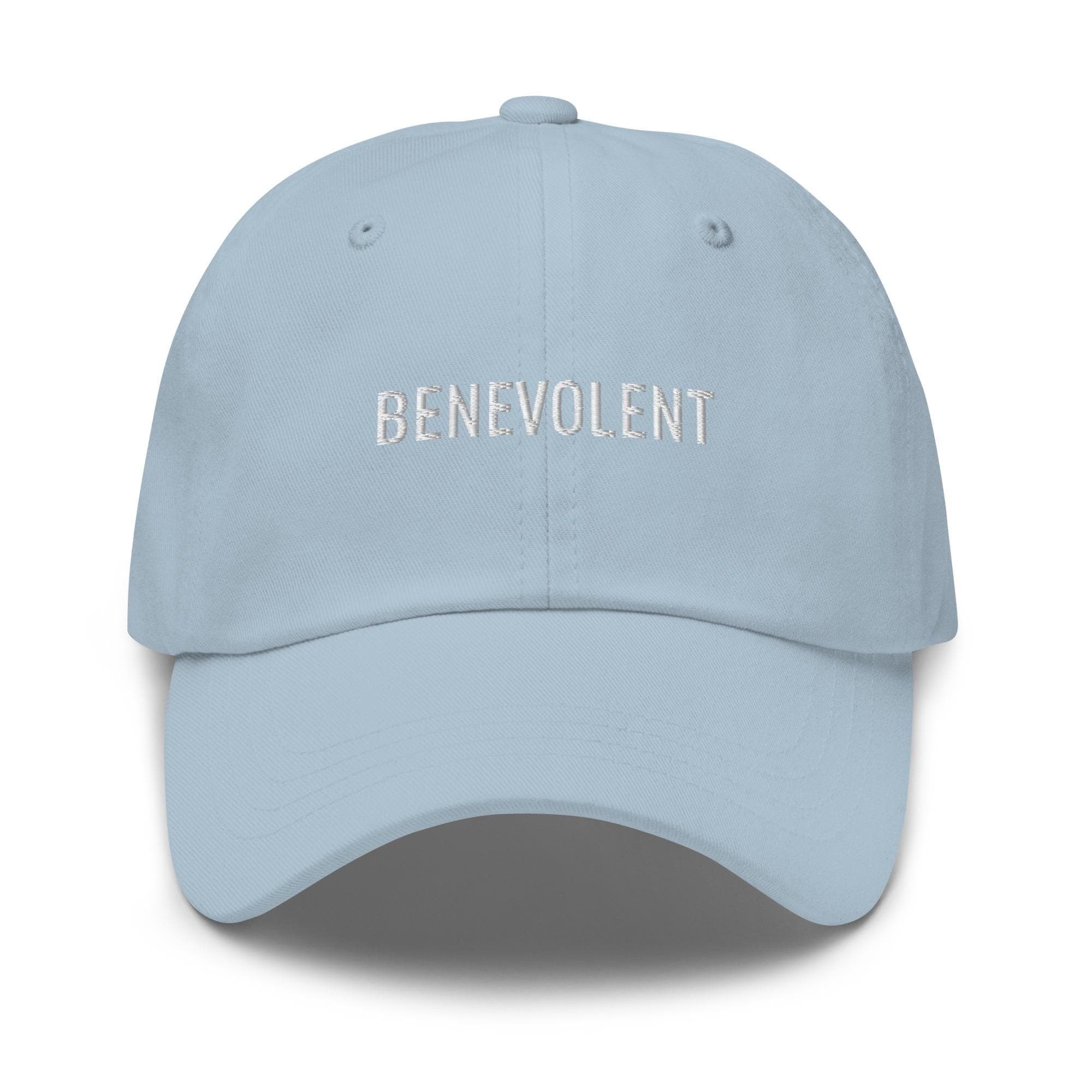 Benevolent Cap Embroidered Hat with Adjustable Strap Metal | Personality Traits Hat | Personality Type | Gift for Friend Dad Cap