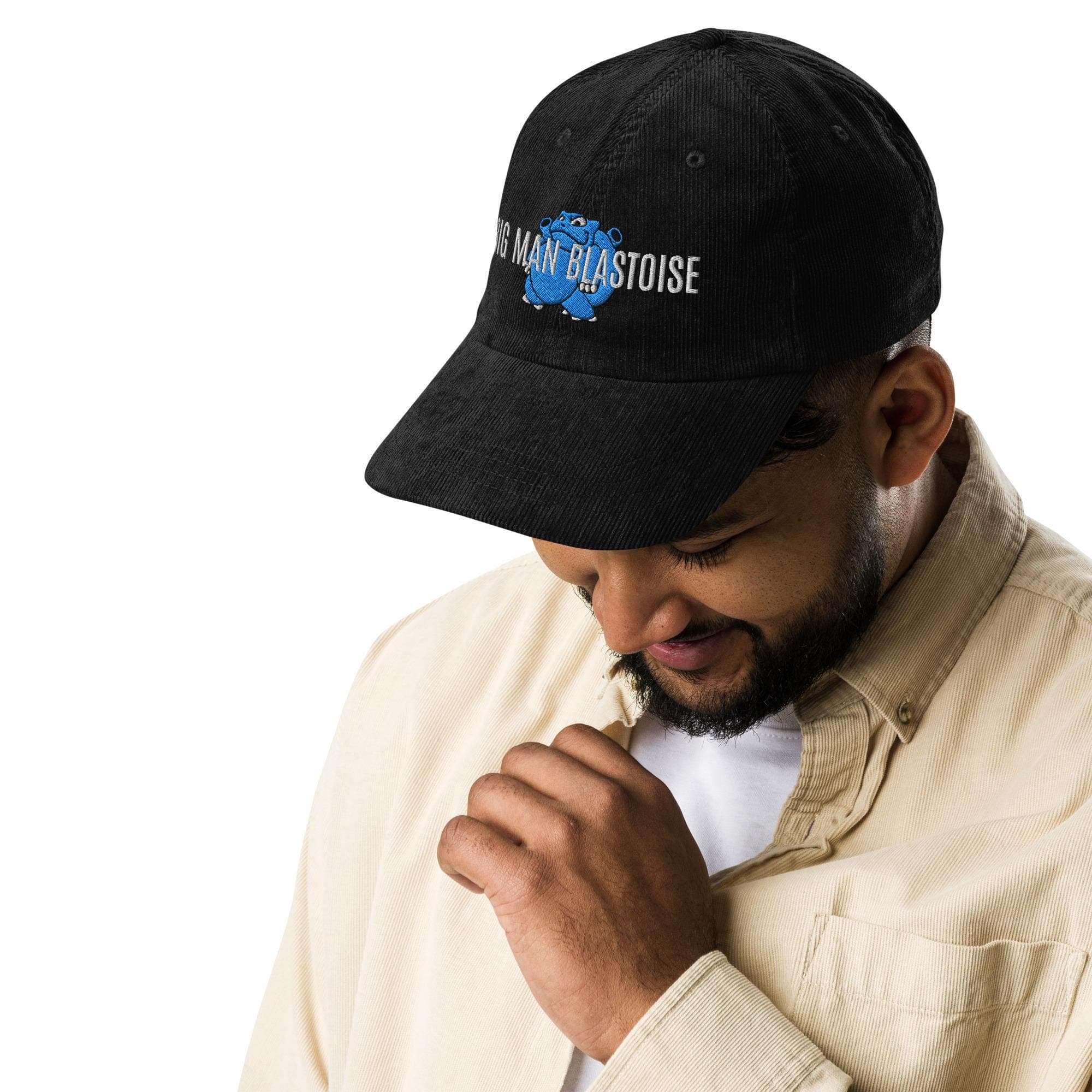 Big Man Blastoise Hat Embroidered corduroy cap