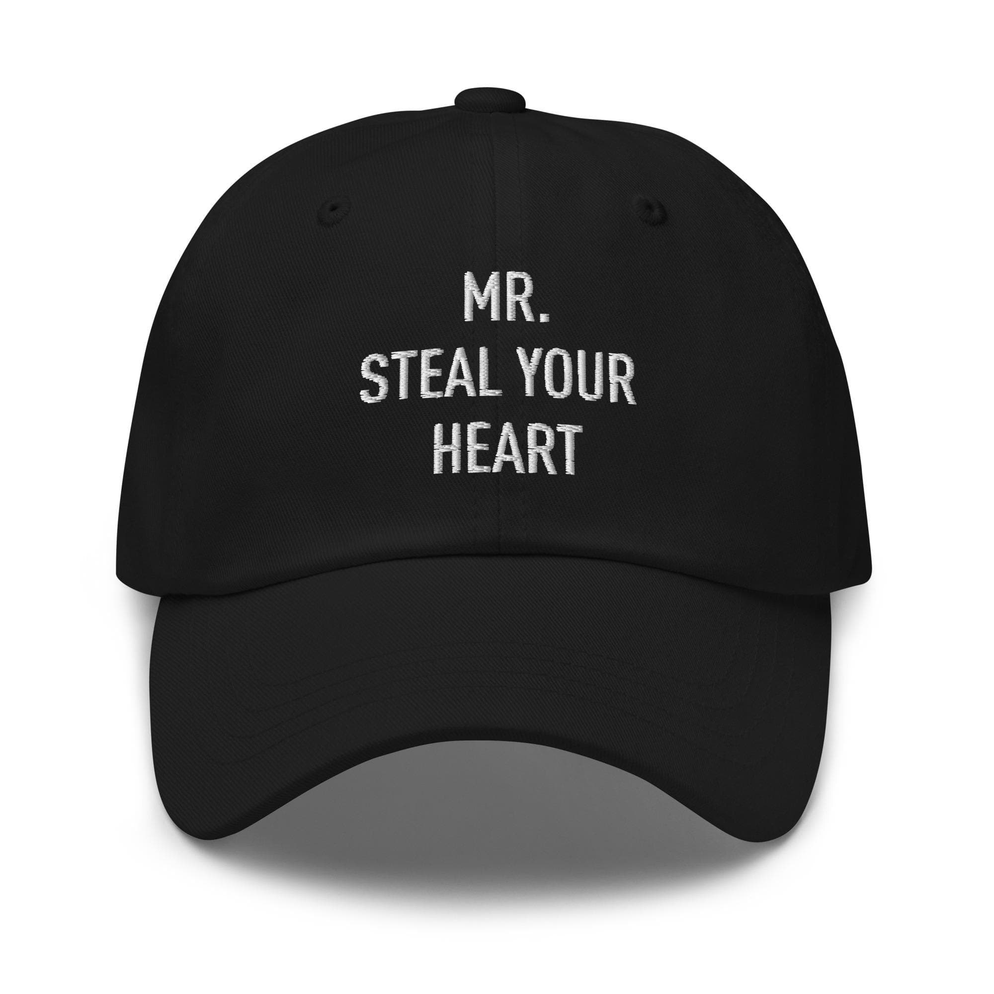 Mr Steal Your Heart Hat Embroidered Hat Gift for Valentines Hat Gift for mister Gift for husband Gift for Kids Gift for Teens Gift for Dad