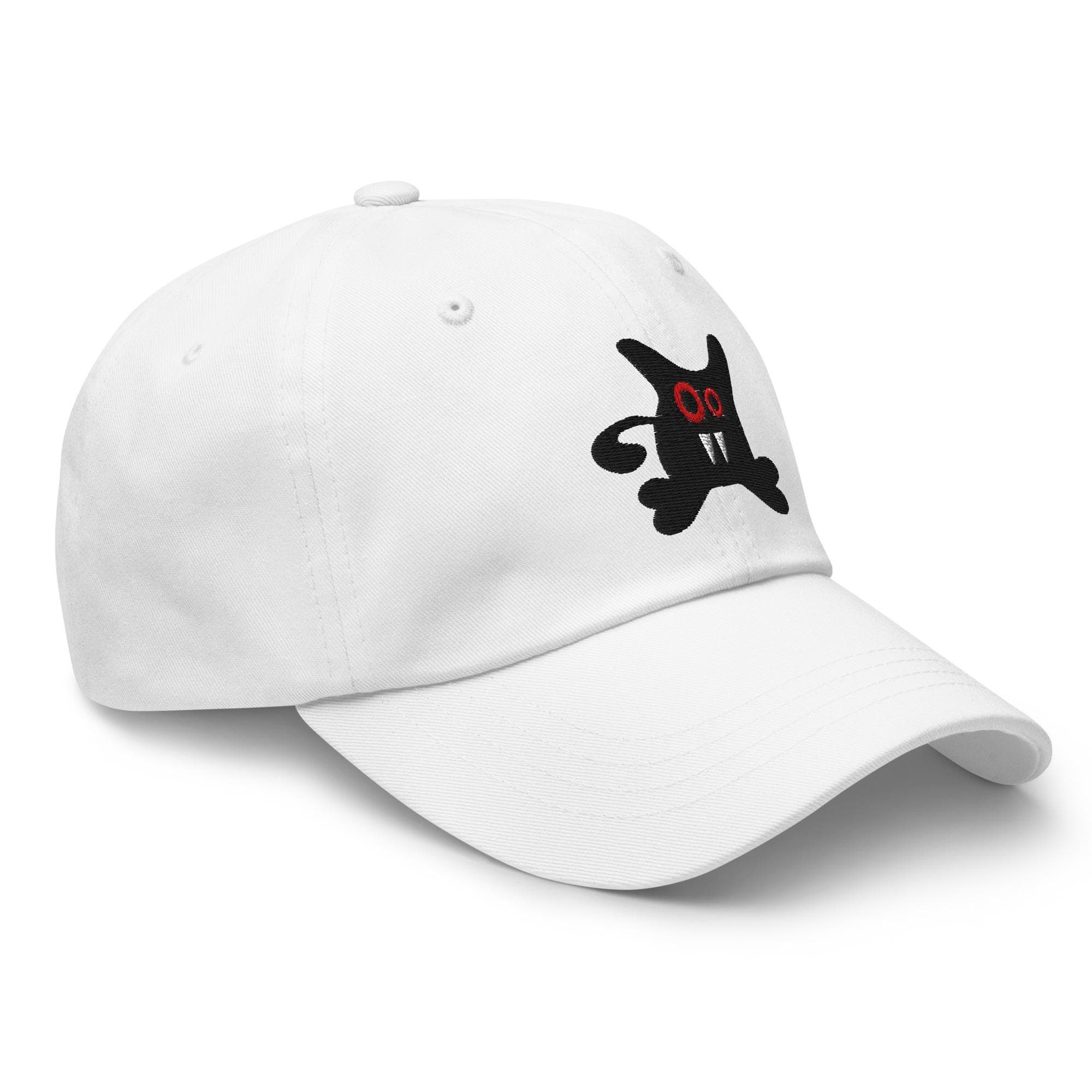 Monster Embroidered Cap – Anime Monster Hat – Kawaii Cartoon Embroidery Cap – Gamer Streetwear Dad Hat – Cute Monster Gift