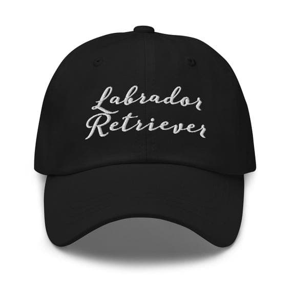 Labrador Retriever Hat | Embroidered Dad Hat | Labrador Retriever Dog Owner Hat