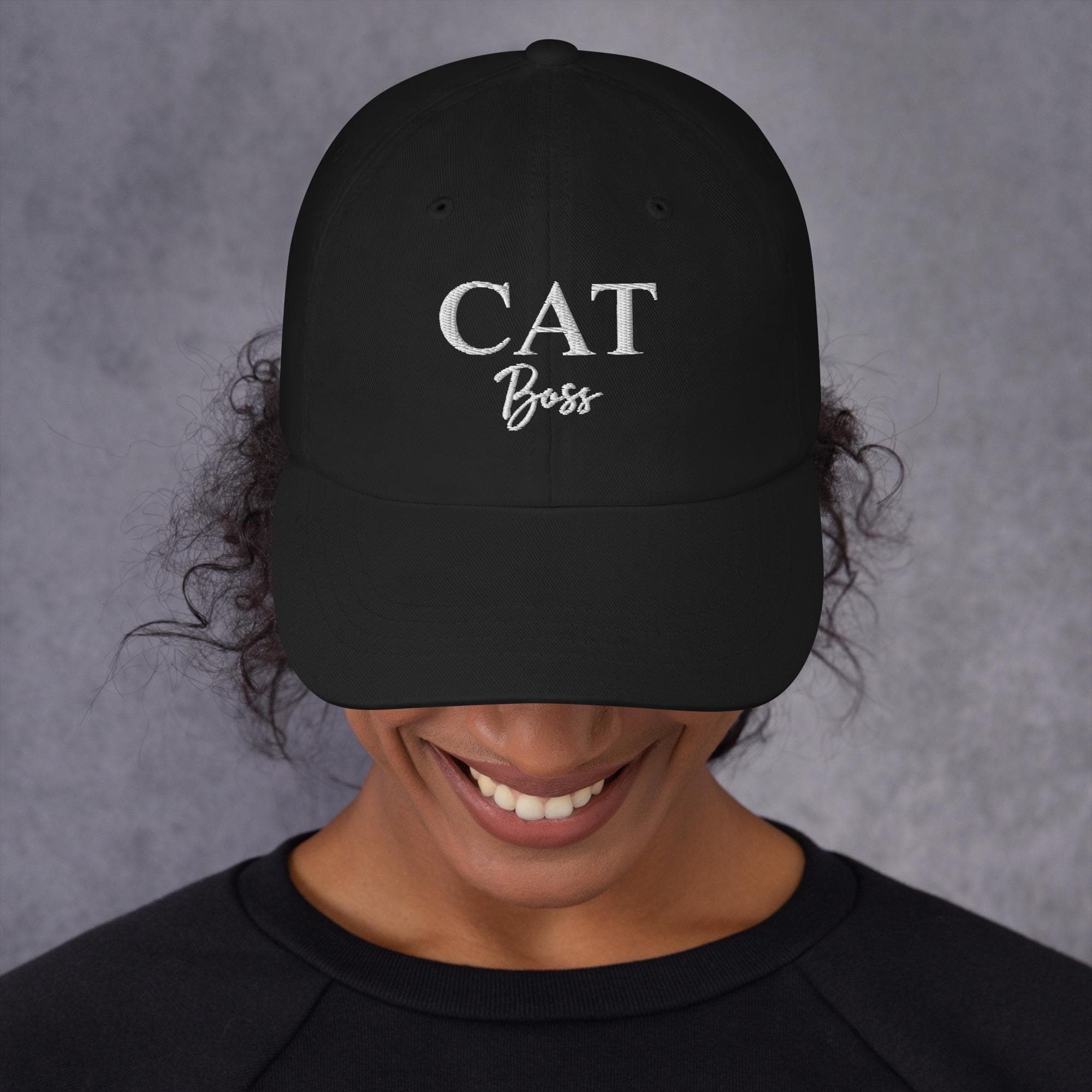 Cat boss Hat Embroidered Dad Cap | Funny Cat Hat funny hat
funny dad hat
funny humor on hat
funny quotes on hat
funny sayings on hat
funny sarcasm hat
funny statement hat
funny gift hat
cat hat
cat mom
cat dad