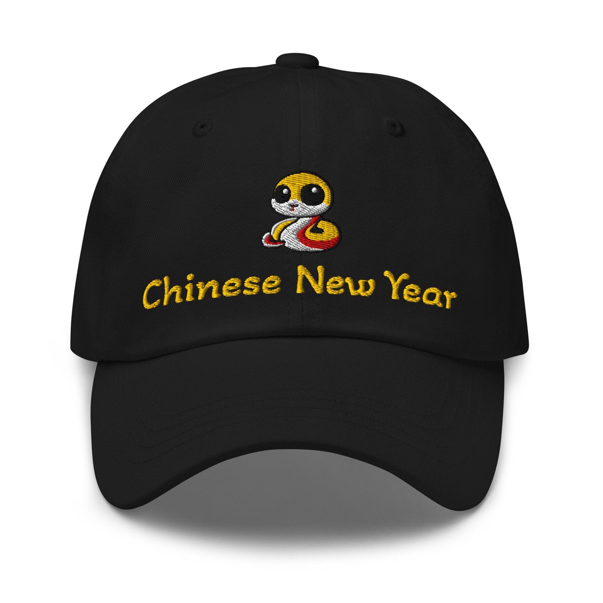 Chinese New Year Hat | Embroidered Dad Hat | Year of the Snake Hat with Cute Snake