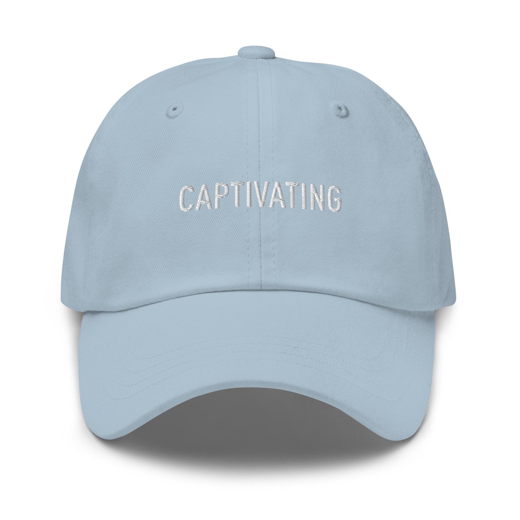 Captivating Hat Embroidered Hat with Adjustable Strap Metal | Minimalist Hat | Personality Traits Hat | Baseball Cap | Gift for Friend
