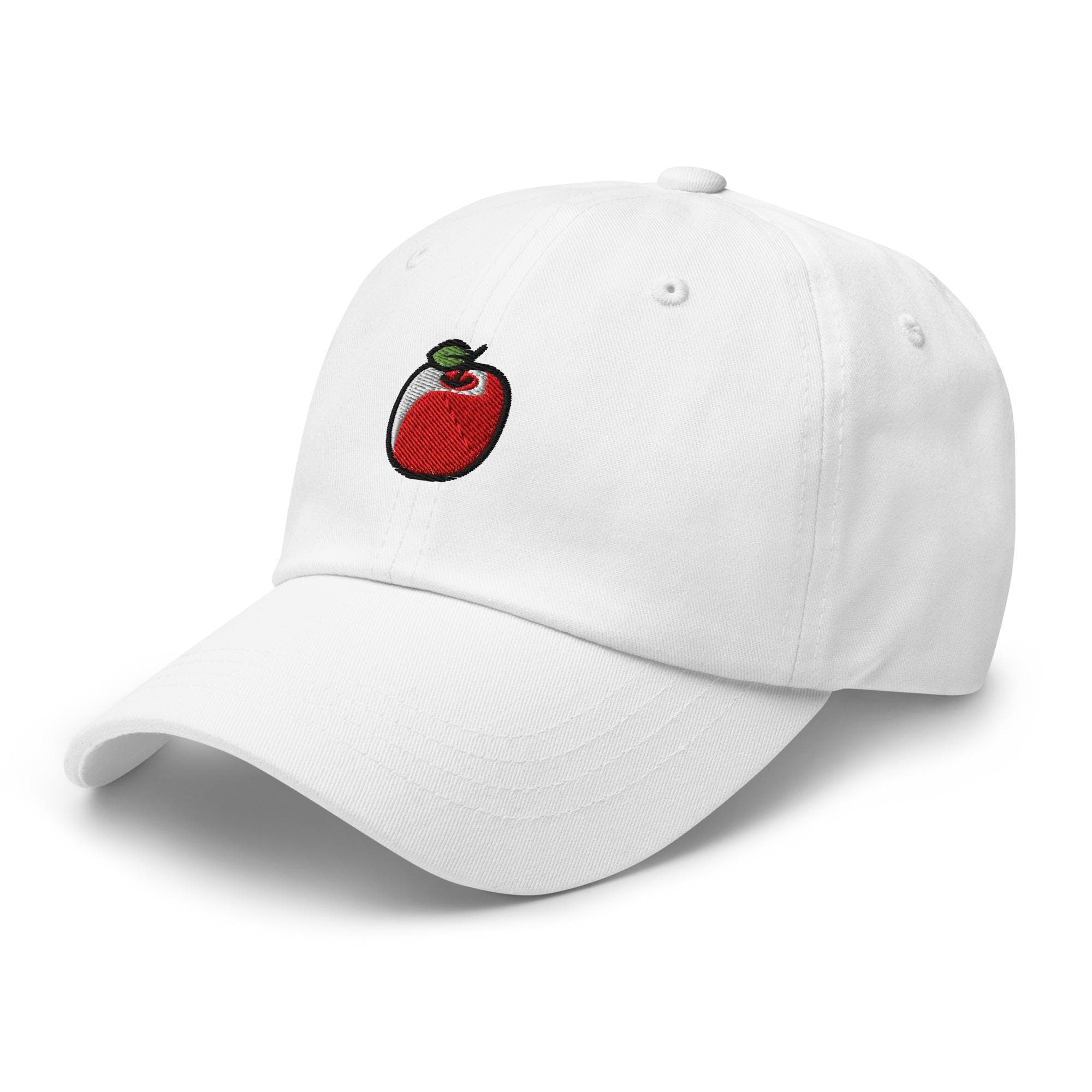Cute Apple Embroidered Hat – Fruit Baseball Cap, Aesthetic Dad Hat, Kawaii Apple Cap Gift